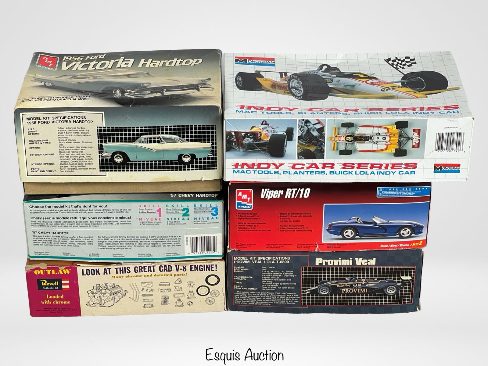 Lot of Car Plastic Model Kits (1 of 4)