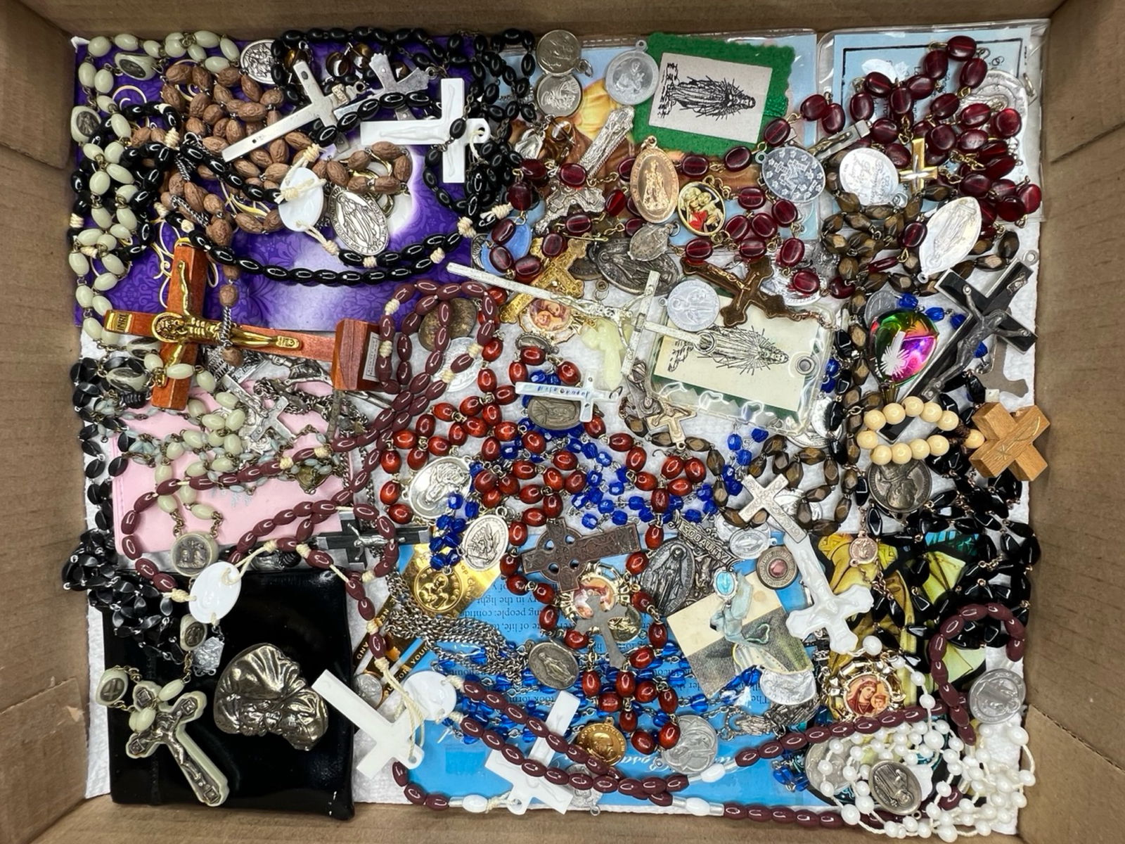 Religious Jewelry- Rosaries, Crosses, Medallions (1 of 5)
