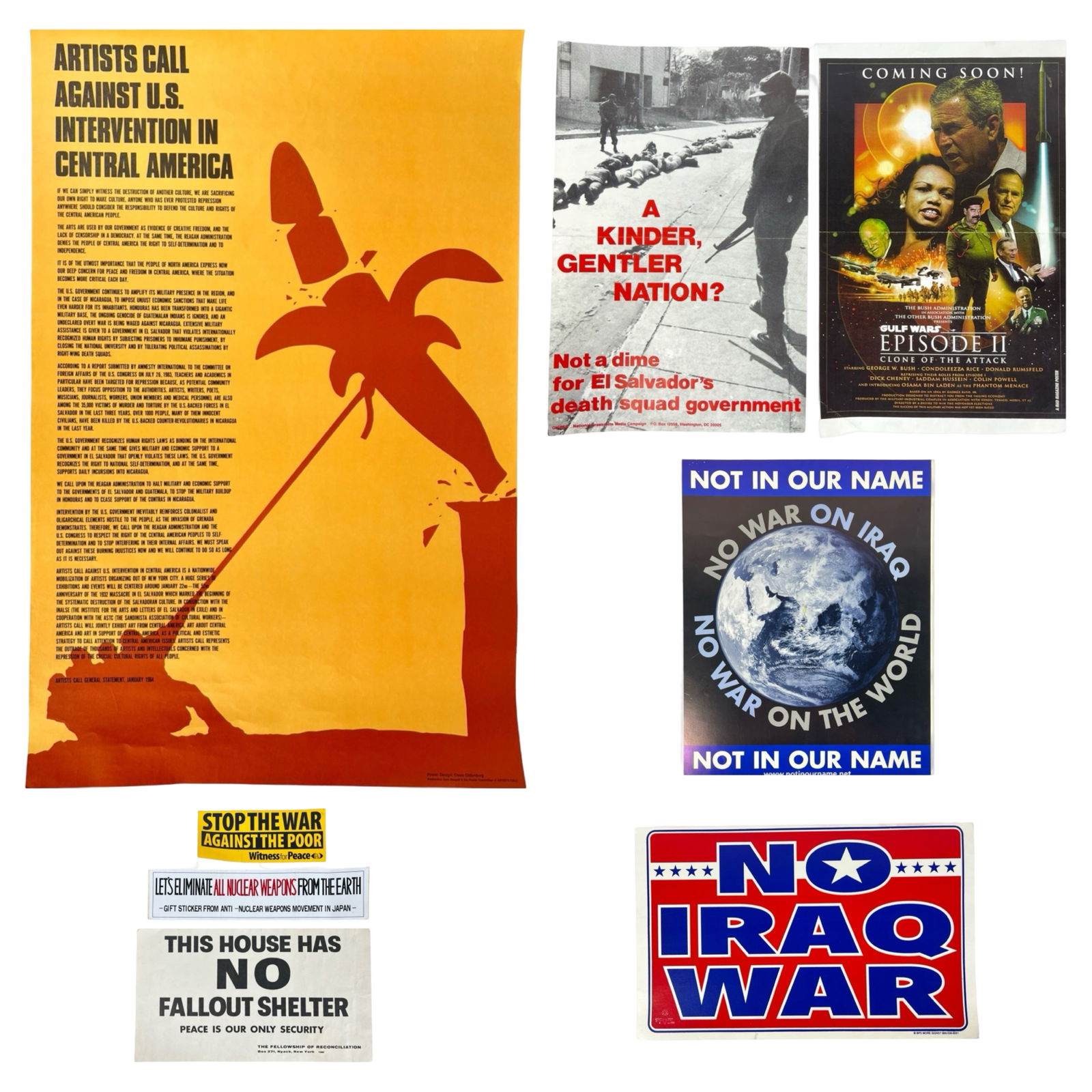 Vintage Anti War Propaganda Posters & Signs (1 of 6)
