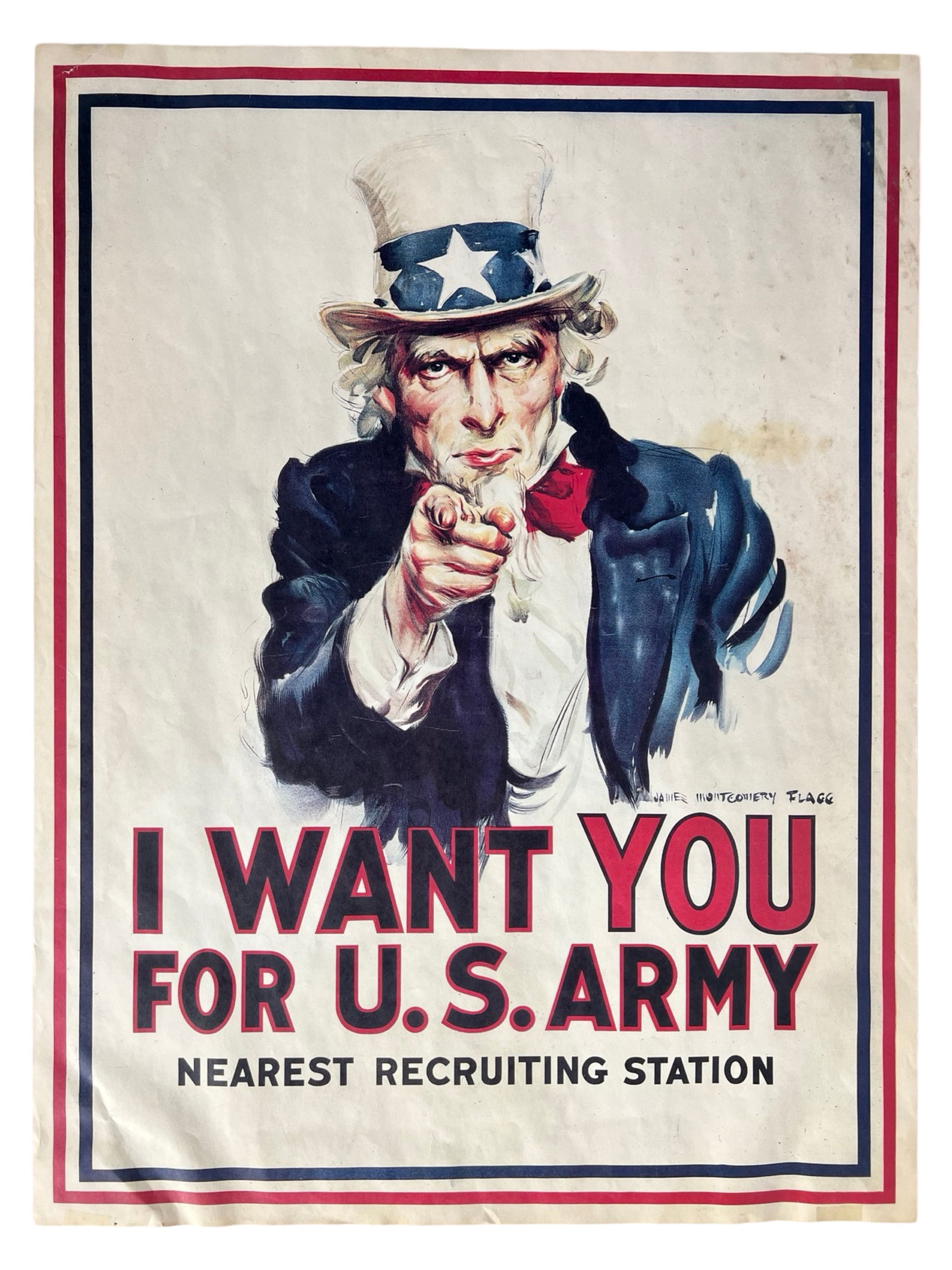 Uncle Sam- I Want You for US Army Poster (1 of 1)