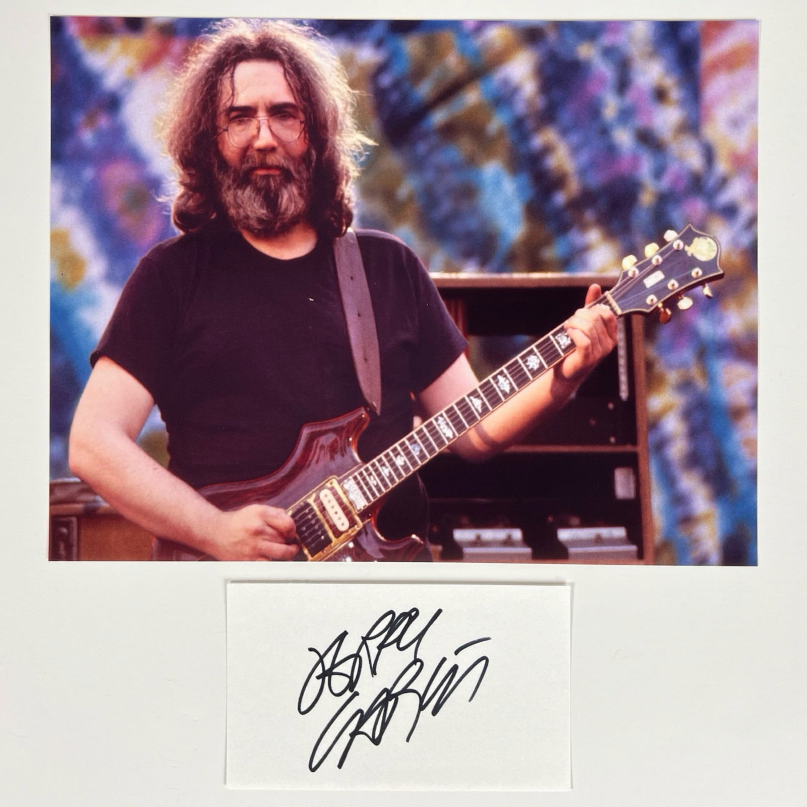 Jerry Garcia Autograph w/ Grateful Dead Photo (1 of 3)
