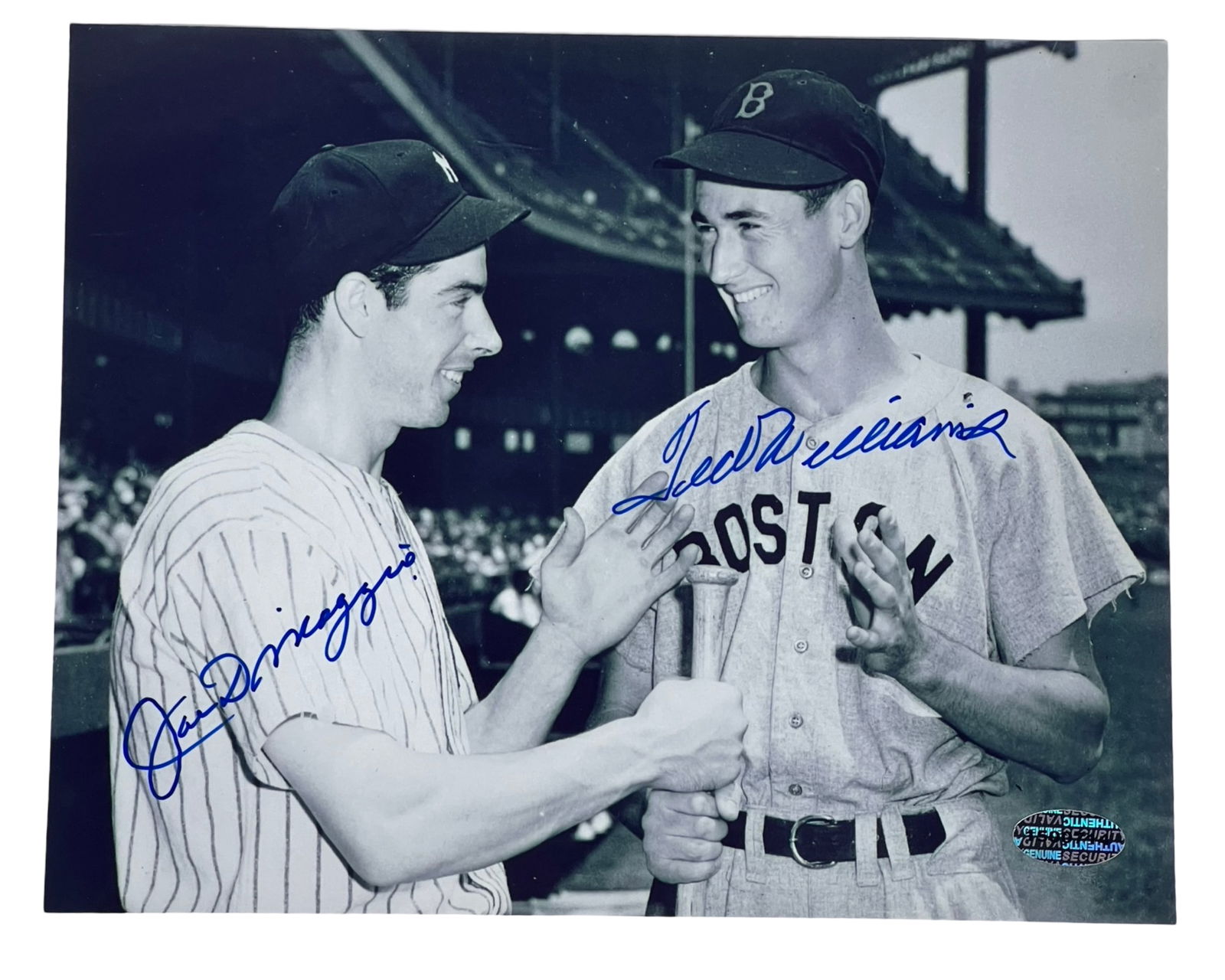 Joe DiMaggio & Ted Williams Double Signed Photo (1 of 4)