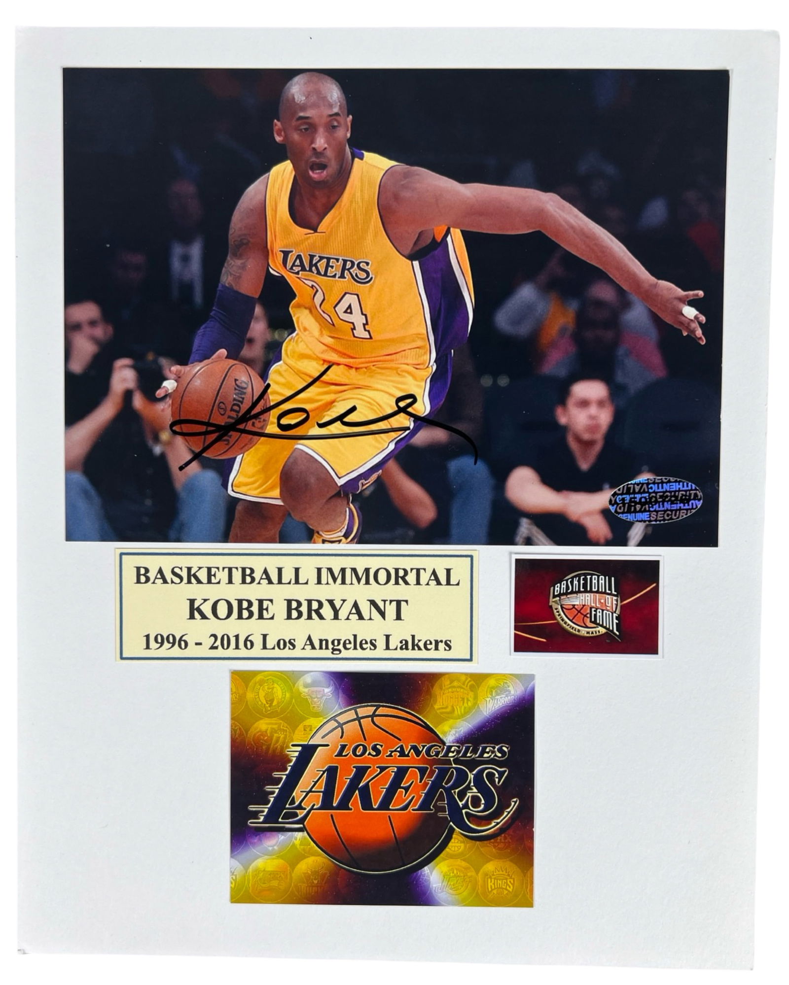 Kobe Bryant Autographed/ Signed Photograph (1 of 3)