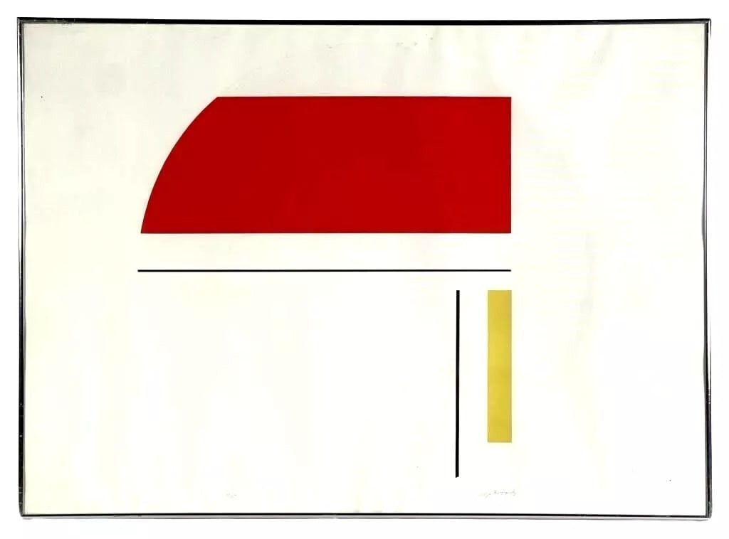 Ilya Bolotowsky LE Geometric Signed Serigraph (1 of 4)