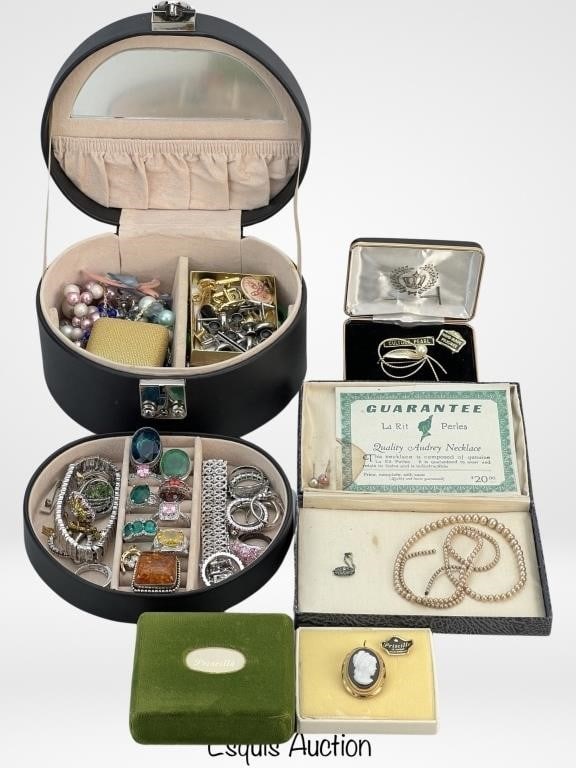 Assortment of Jewelry- Rings, Bracelets, Pearls, (1 of 6)