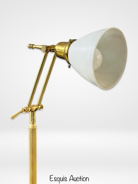 Art Deco Adjustable Bridge Floor Lamp (1 of 4)