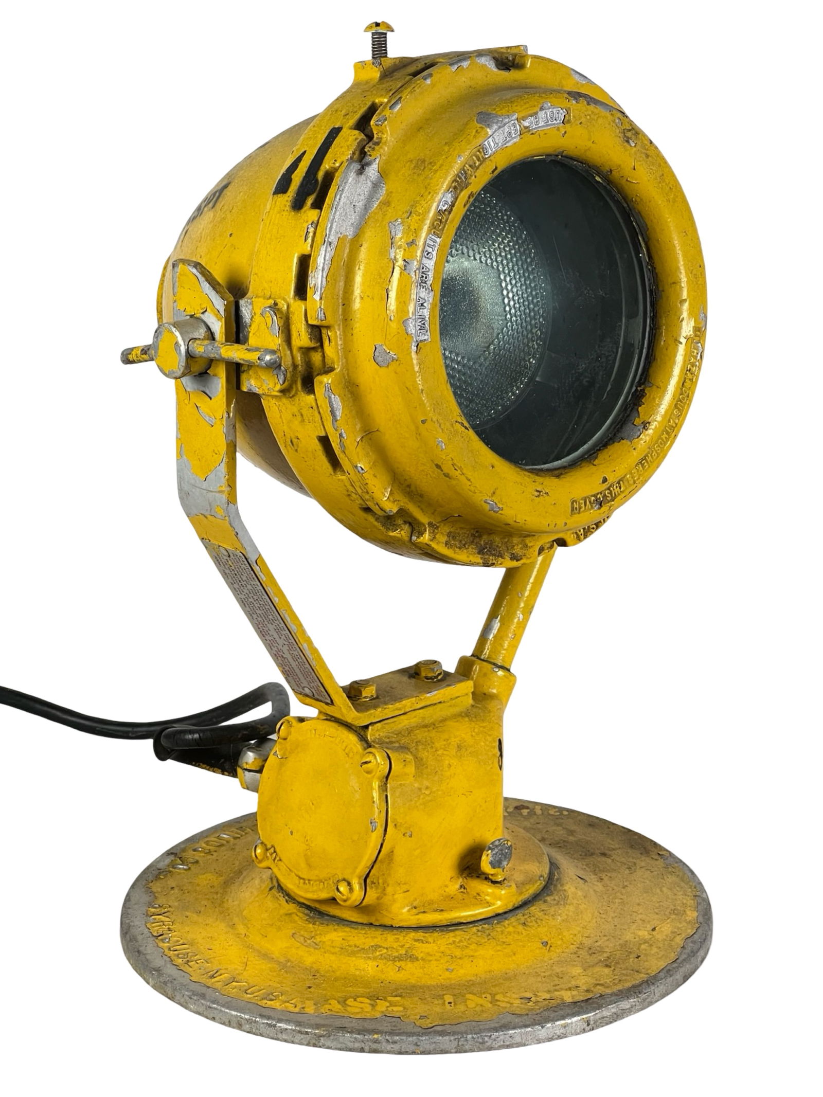 Vintage Crouse-Hinds Industrial Floor Light (1 of 4)