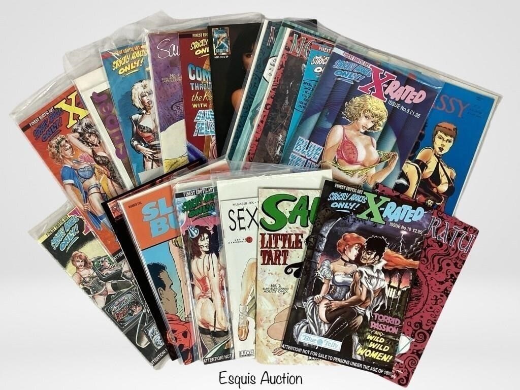 Lot of Vintage Adult XXX Comic Books/ Comics (1 of 2)