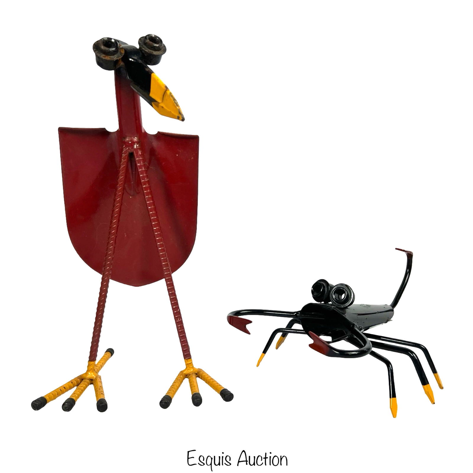 Yard/ Garden Metal Art Sculptures- Bird & Scorpion (1 of 3)