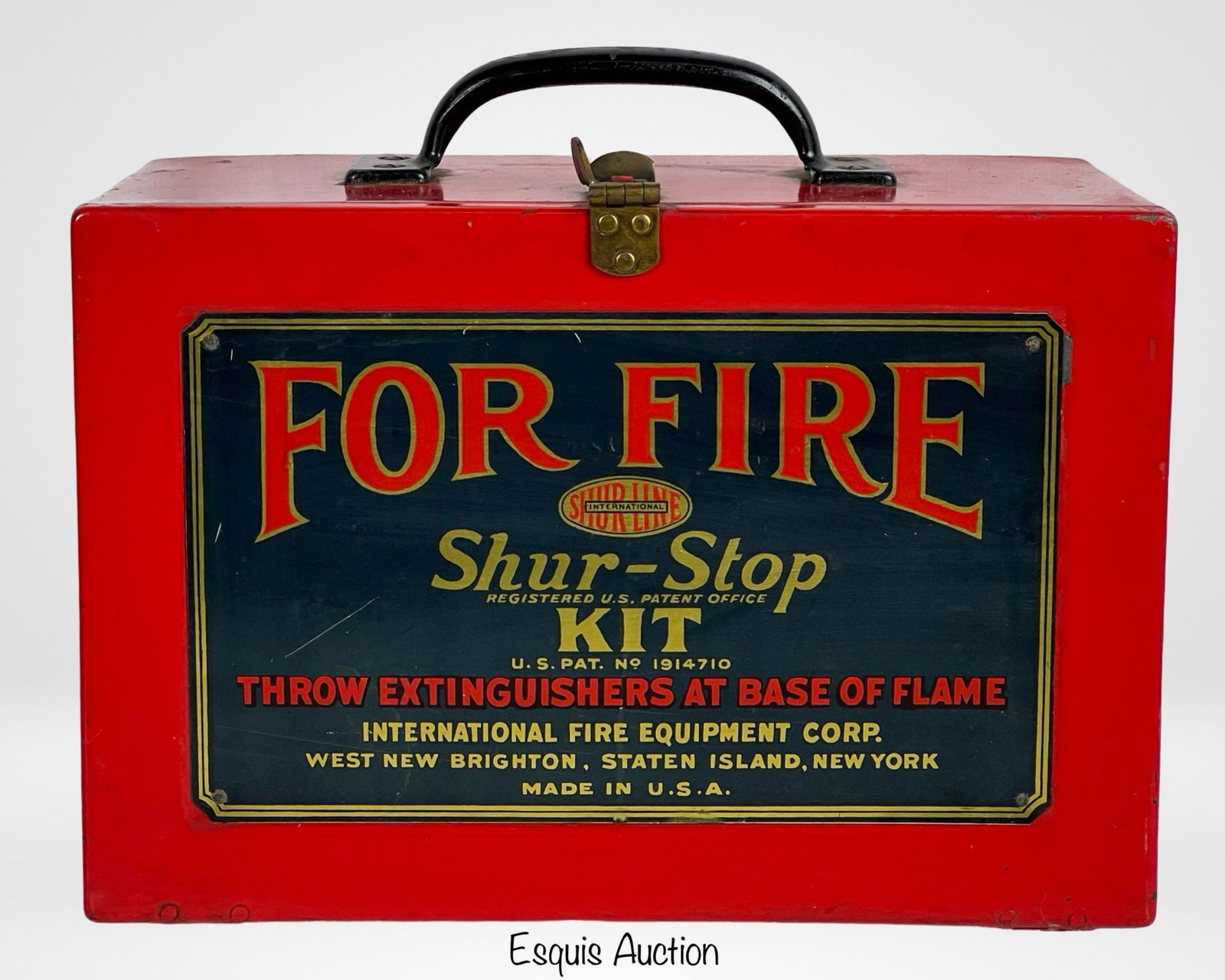 Antique Shur-Stop Fire Granade Kit Throw Extinguis (1 of 5)