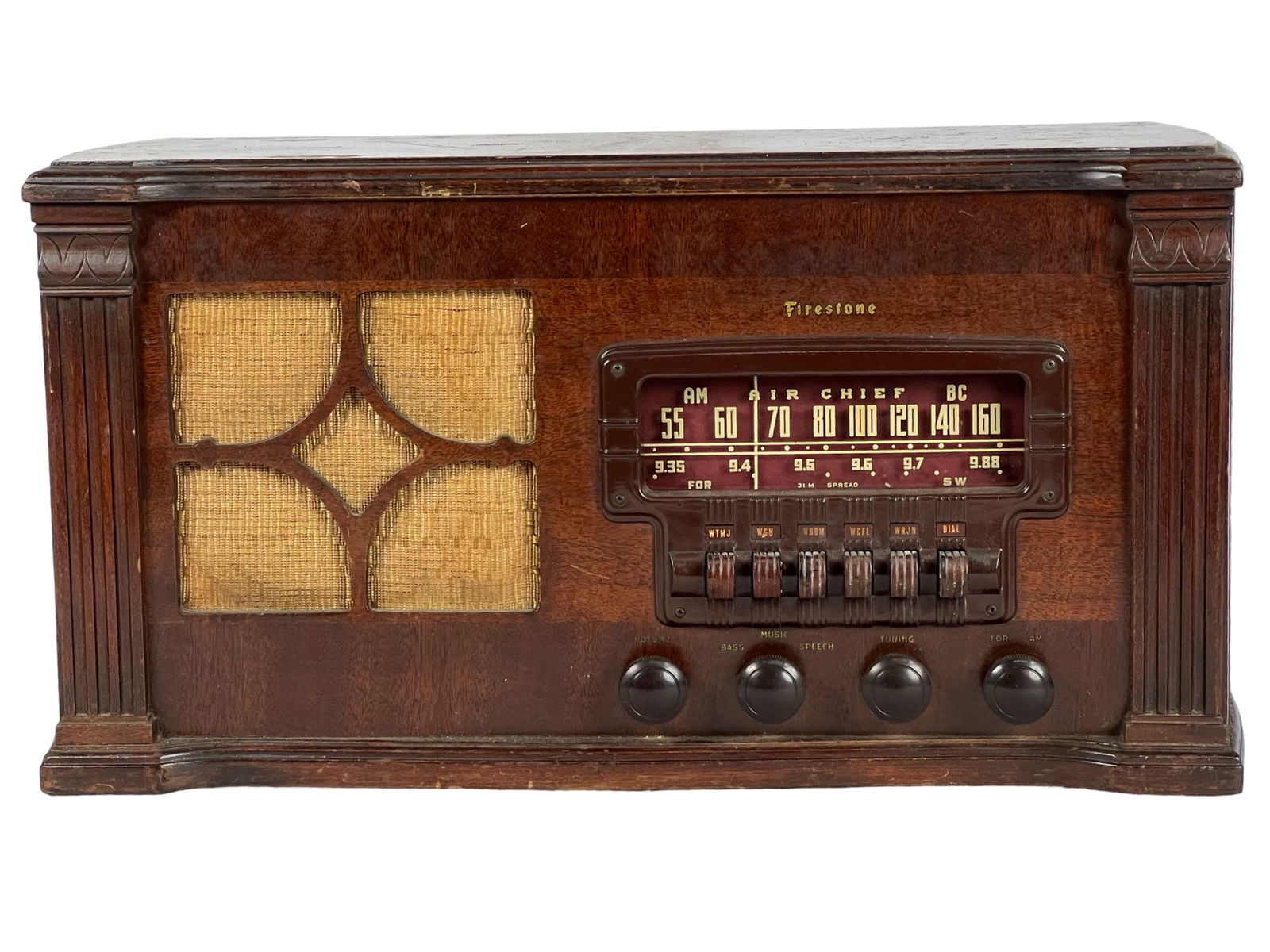 1940's Firestone Air Chief 4-A-22 Adam Tube Radio (1 of 5)