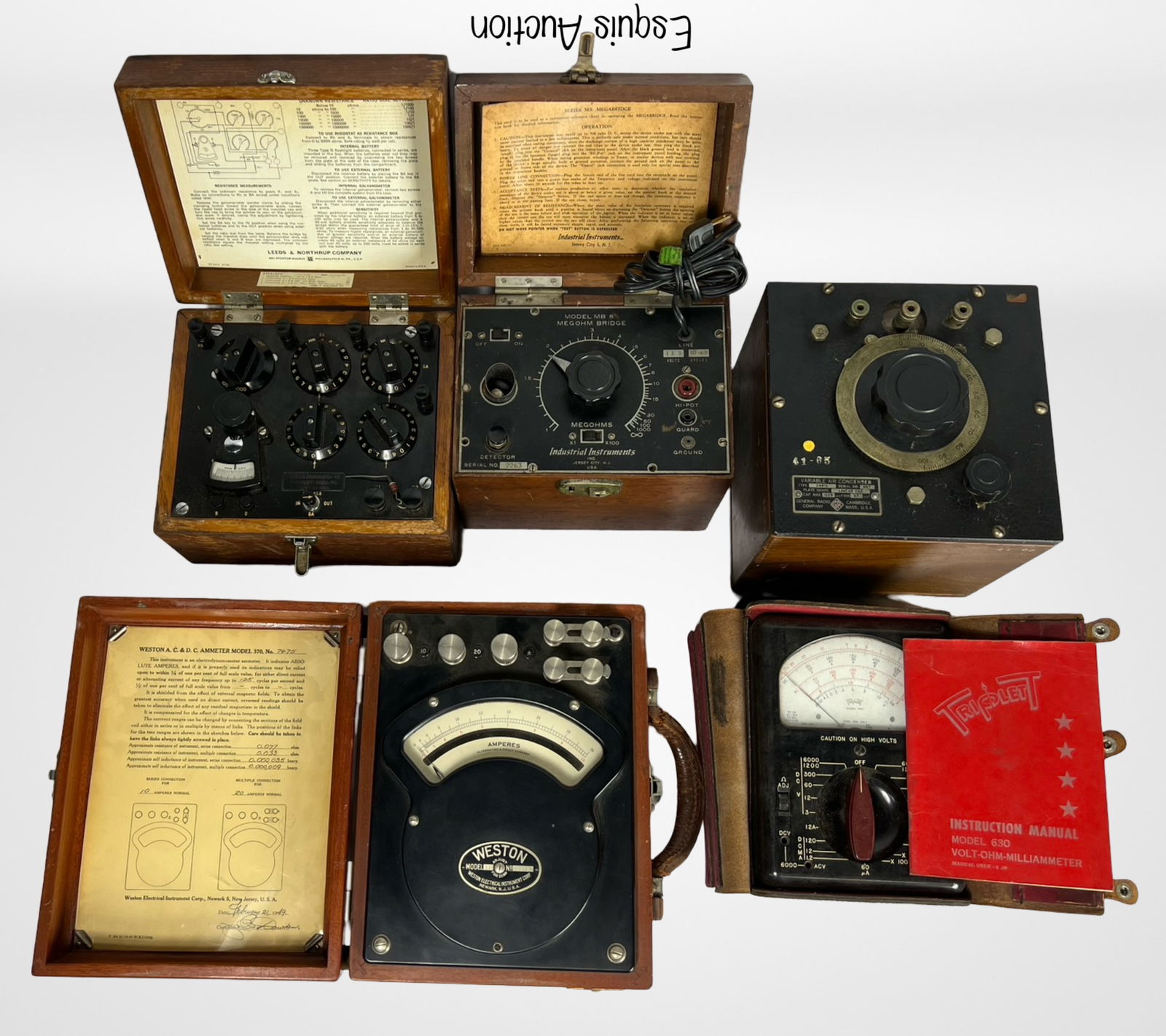 Vintage Radio Megabridge, Ammeters, Air Condensers (1 of 7)