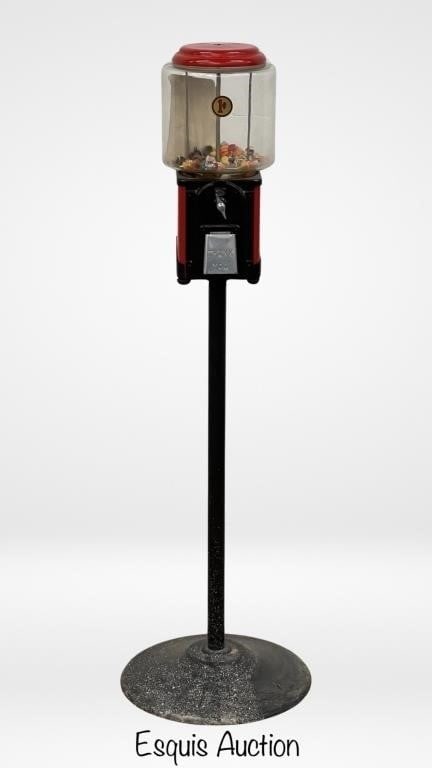 Vintage Topper 1c Gumball/ Toy Vending Machine (1 of 3)