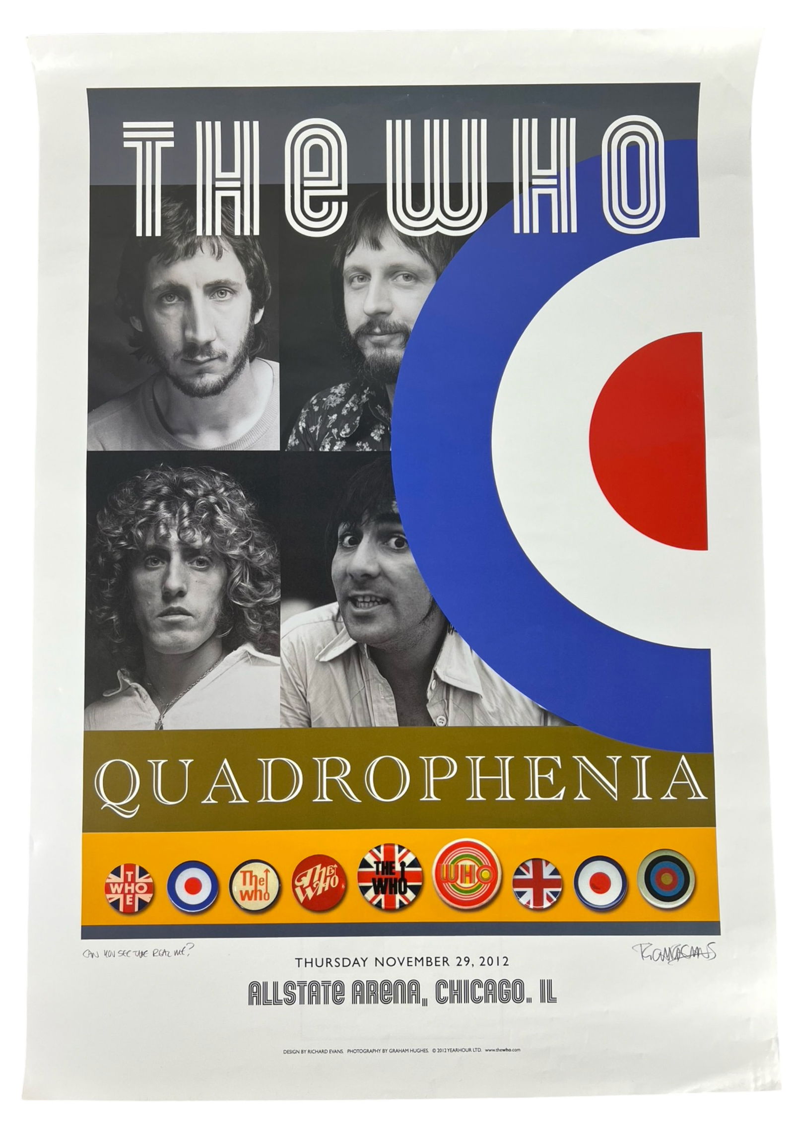 The Who Quadrophenia Signed Lithograph Poster (1 of 3)