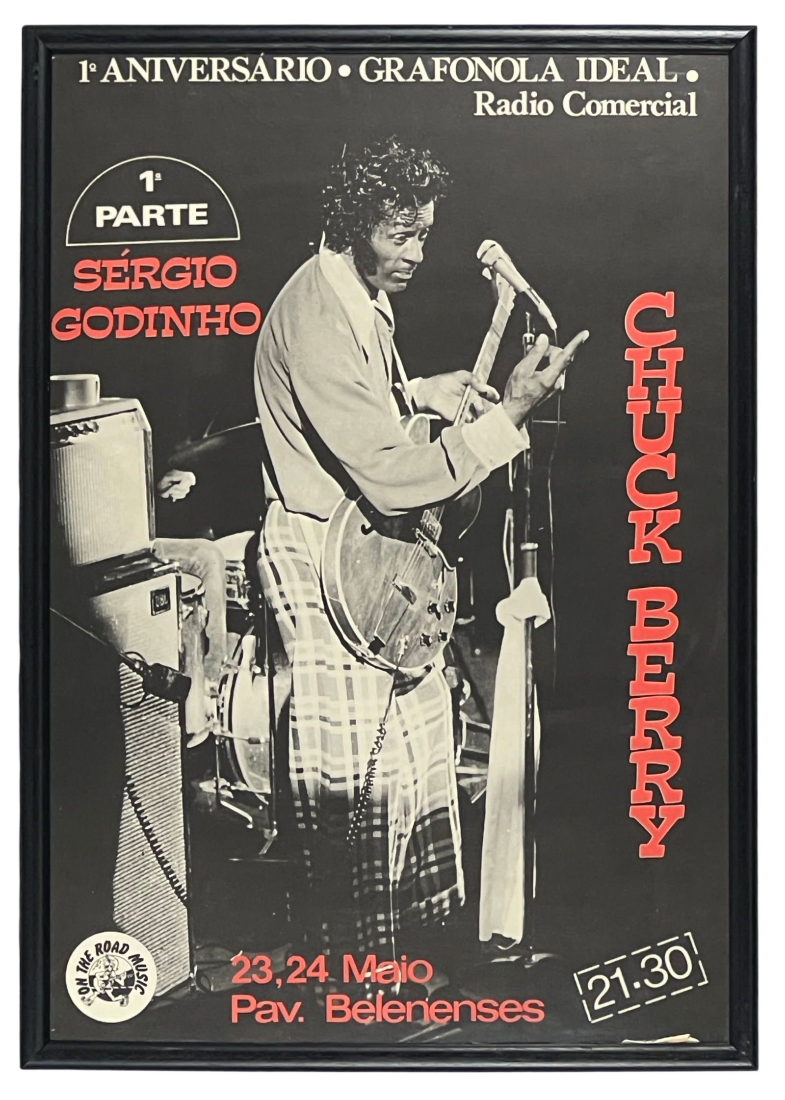 Chuck Berry Vintage 1980s Concert Poster (1 of 2)