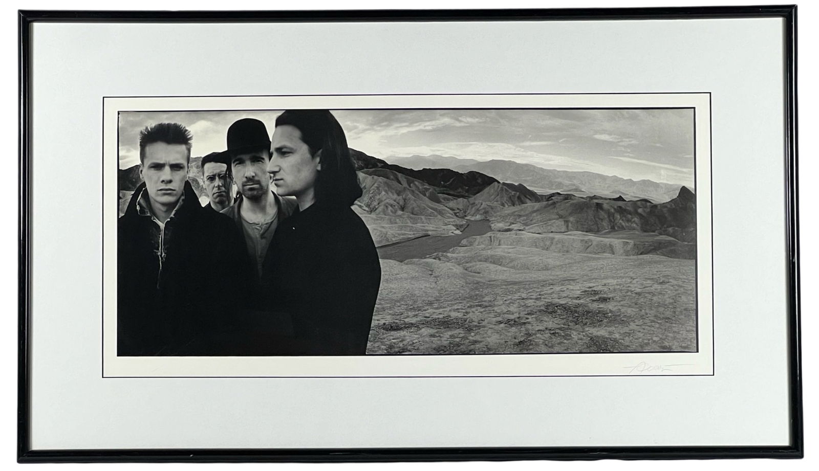 U2 "The Joshua Tree" Poster signed Anton Corbijn (1 of 2)