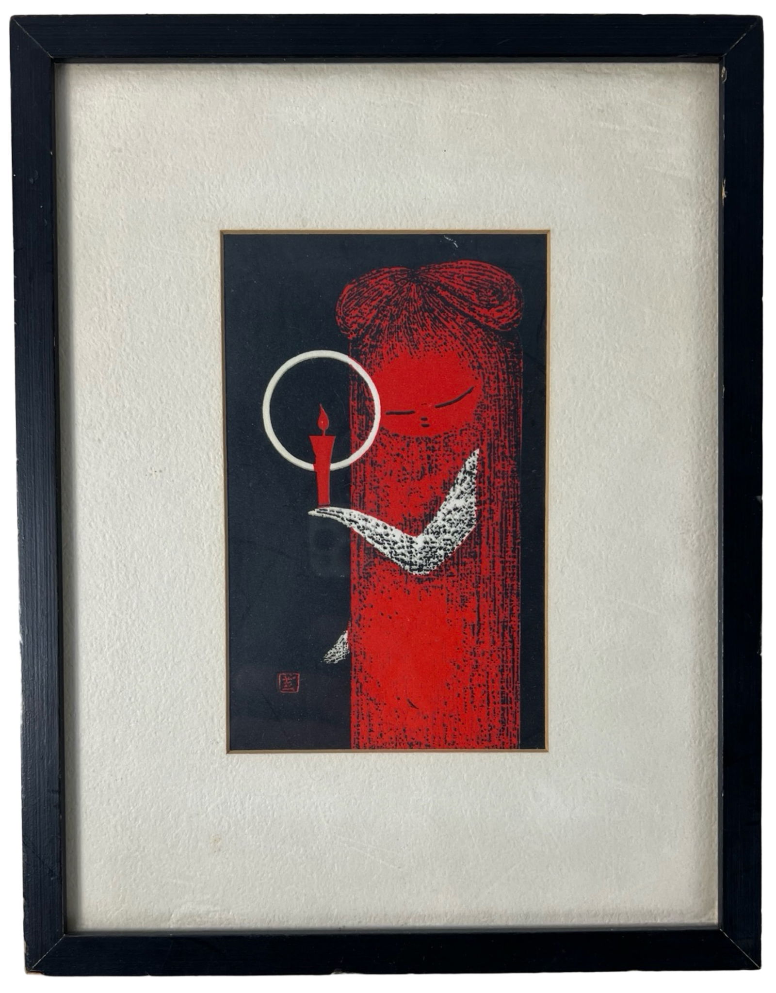 Kaoru Kawano- Modernist Japanese Woodblock Print (1 of 3)