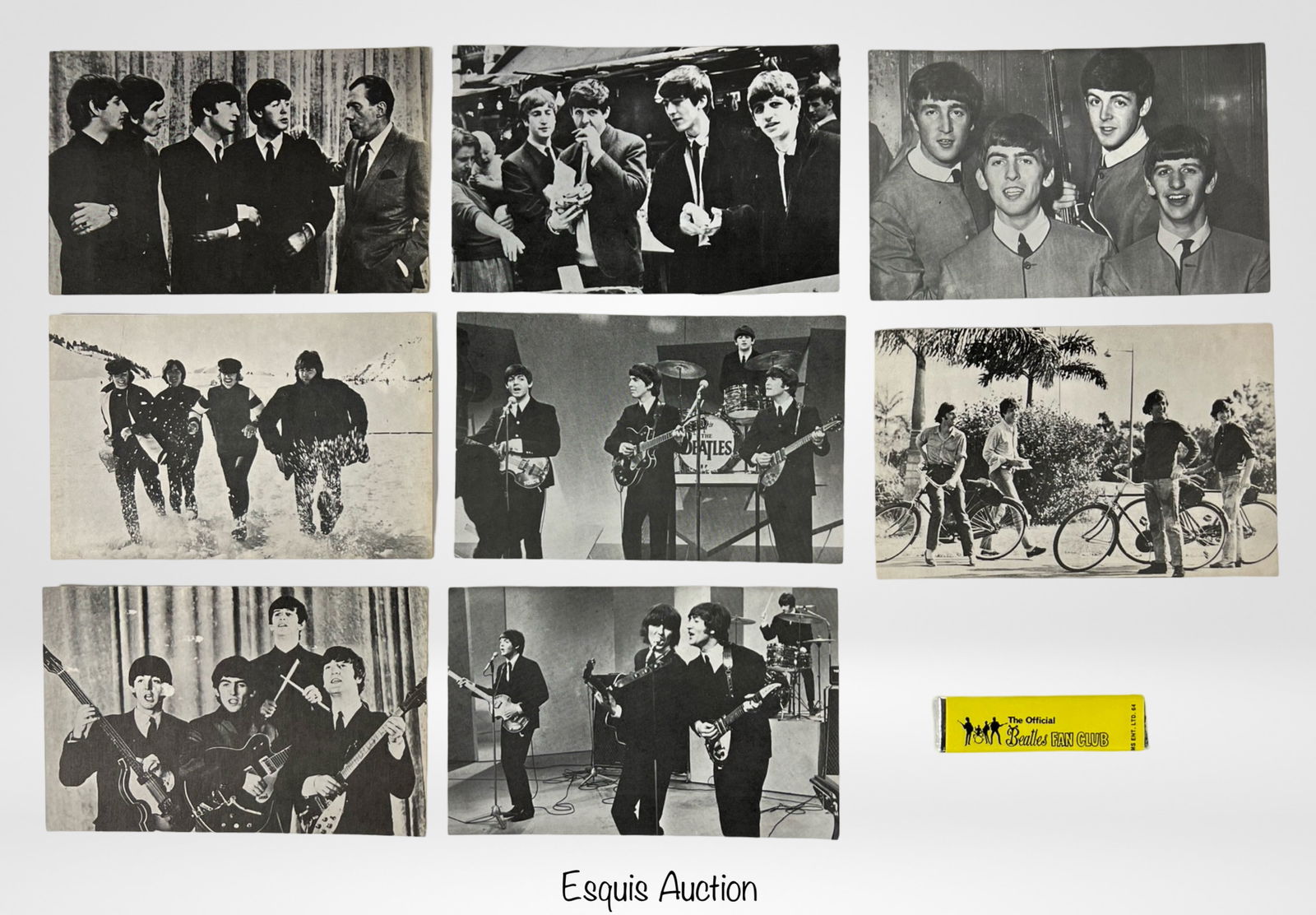 1964 Beatles Exhibit Series Postcards & Gum (1 of 2)