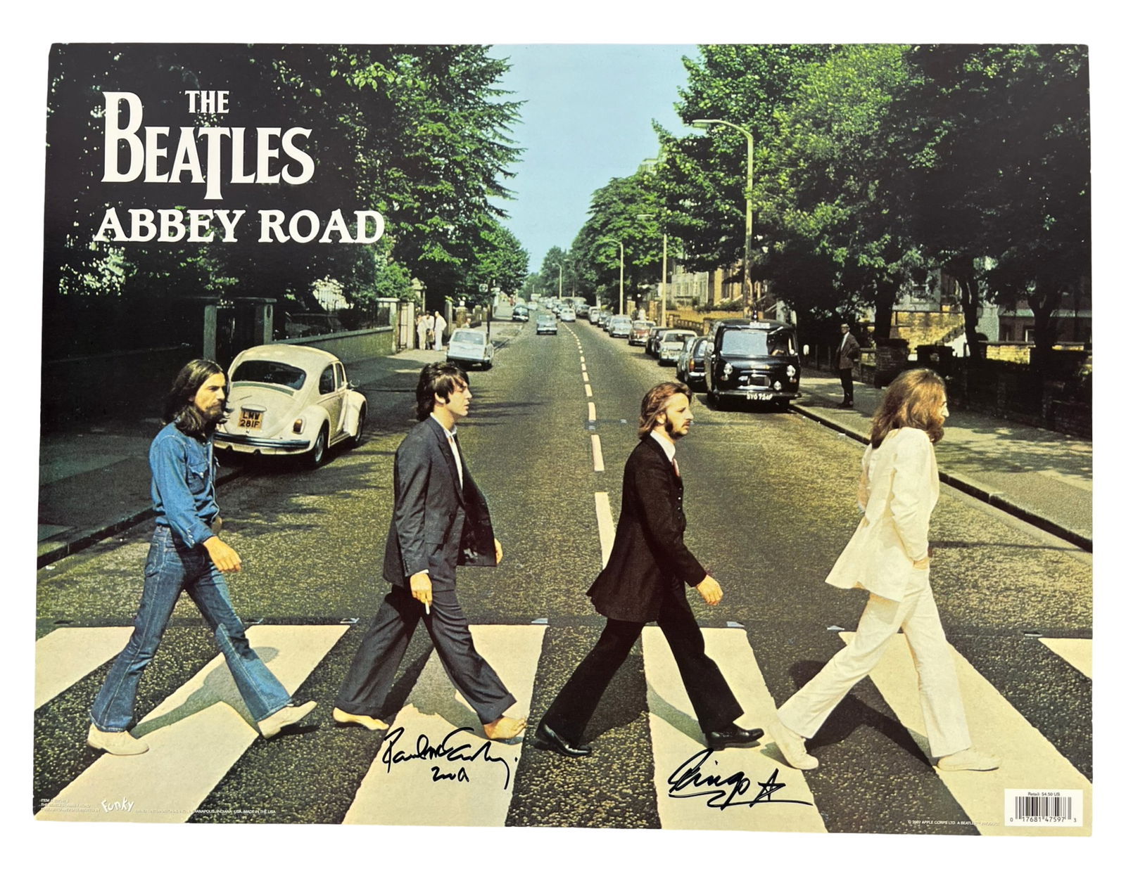 Beatles- Poster Signed by McCartney & Starr (1 of 4)