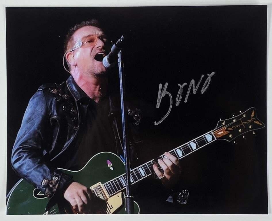 Bono "U2" Legend Signed/ Autographed Photograph (1 of 3)