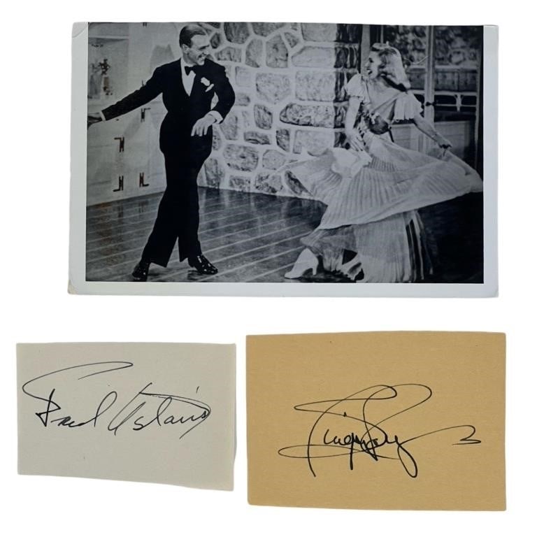 Fred Astaire & Ginger Rogers Autographs/ Signature (1 of 3)