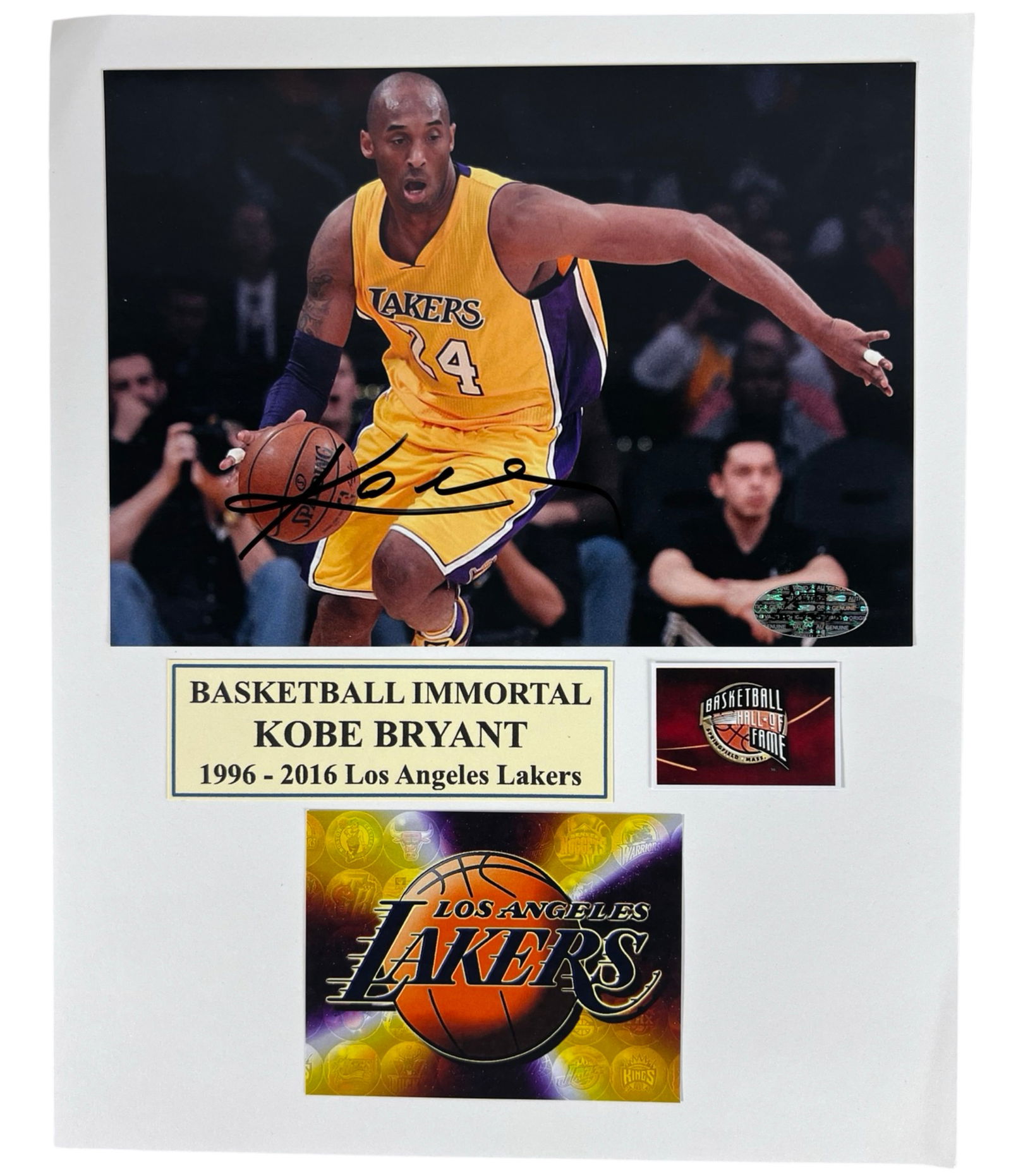 Kobe Bryant Autographed/ Signed Photograph (1 of 3)