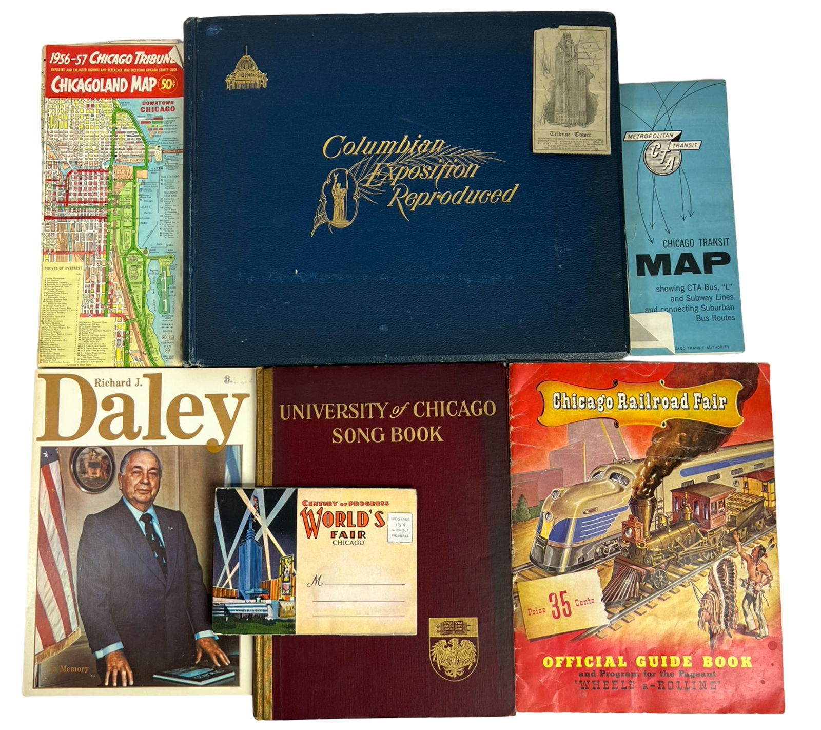 Chicago History Paper Memorabilia- Columbian Expos (1 of 10)