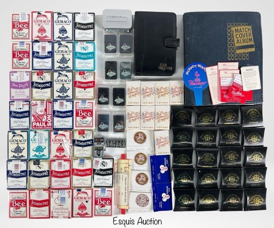 Vintage Casino Lighters, Playing Cards, Collectibl (1 of 8)