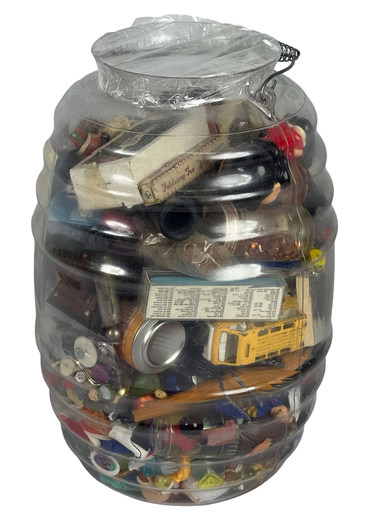 Large Mystery Jar Filled with Toys & Small Collect: Dive into a world of nostalgia and excitement with this Large Mystery Jar, filled to the brim with toys and small collectibles. This unsearched jar promises a treasure trove of surprises, perfect for