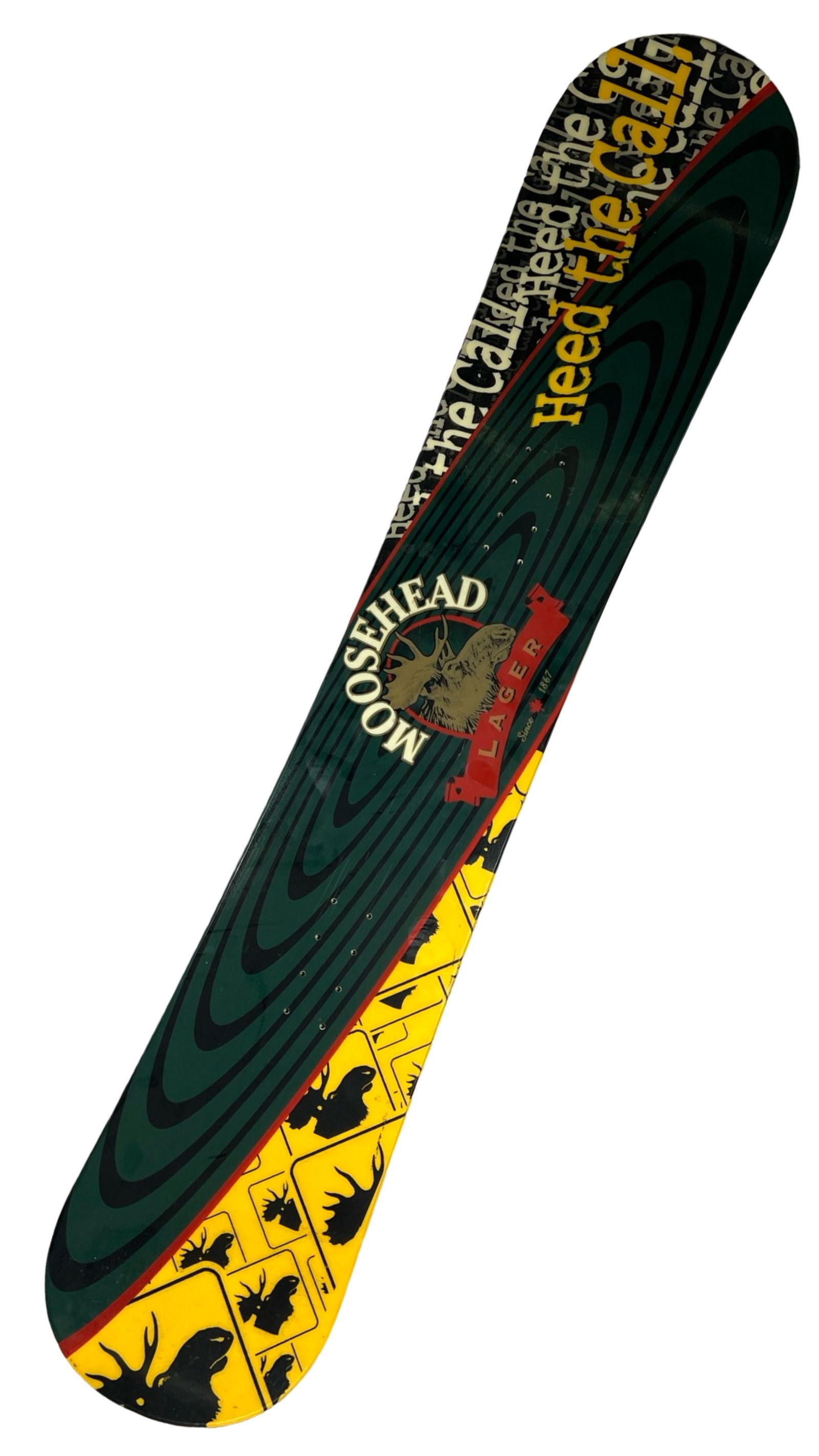 Moosehead Lager Beer Advertising Snowboard (1 of 2)