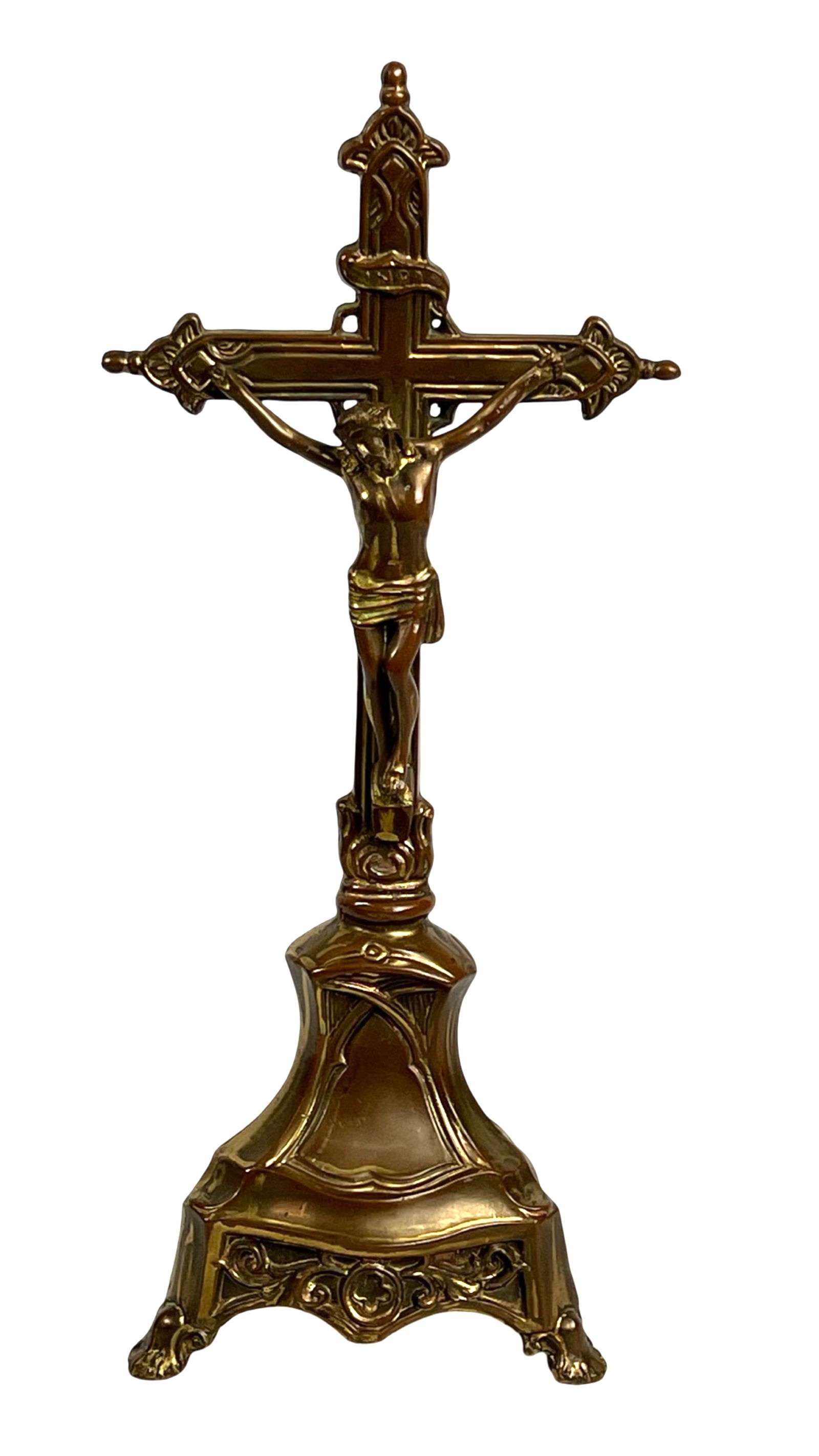 Vintage Religious Altar Crucifix Cross (1 of 3)