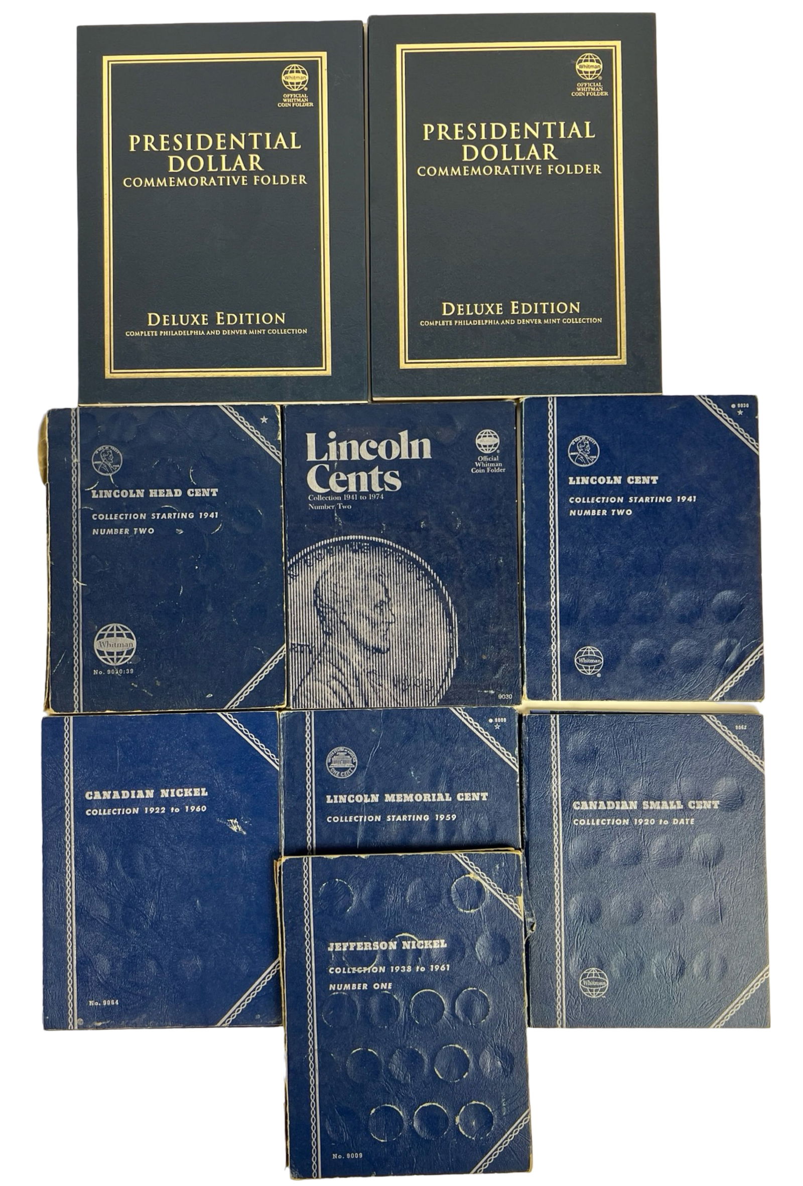 Coin Albums- US Lincoln & Canada Cents, Dollar (1 of 6)