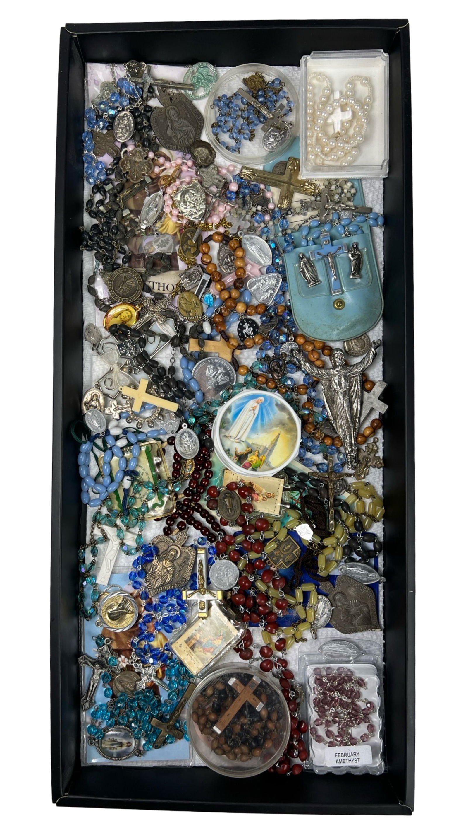 Religious Jewelry- Rosaries, Crosses, Medallions (1 of 4)