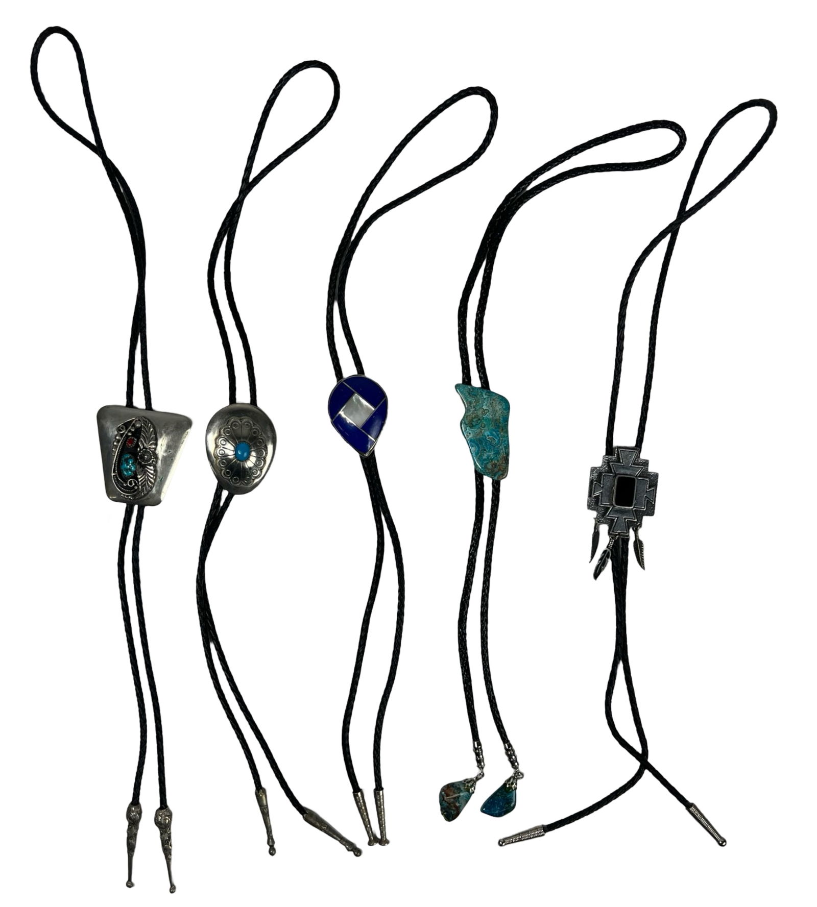 Assortment of Men's Southwest Style Bolo Ties (1 of 4)