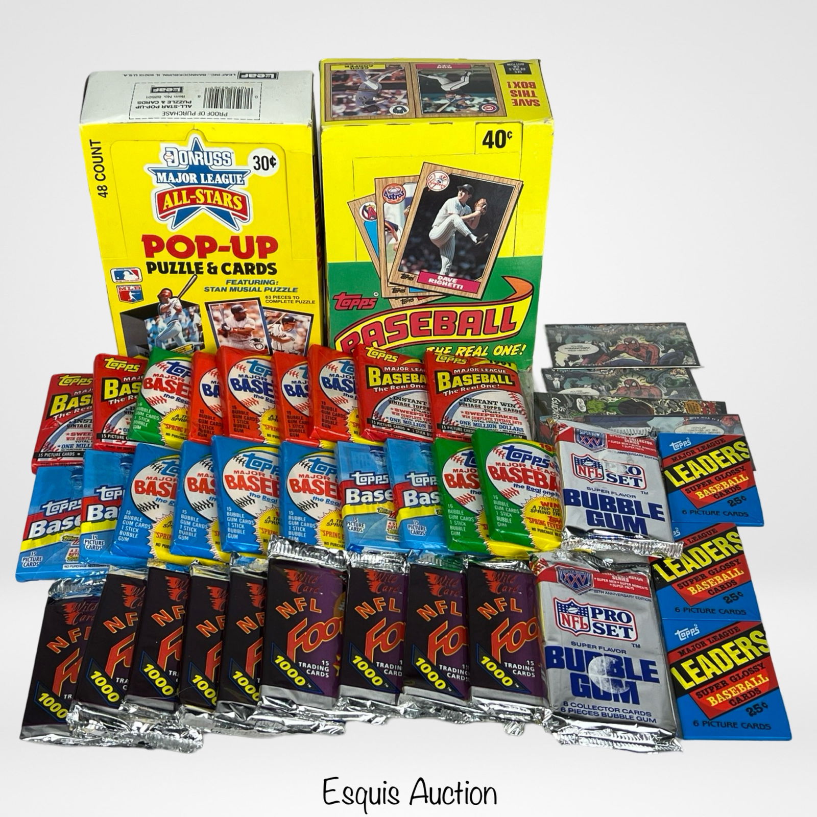 1987 Topps & 1988 Donrus Sealed Baseball Card Box (1 of 4)