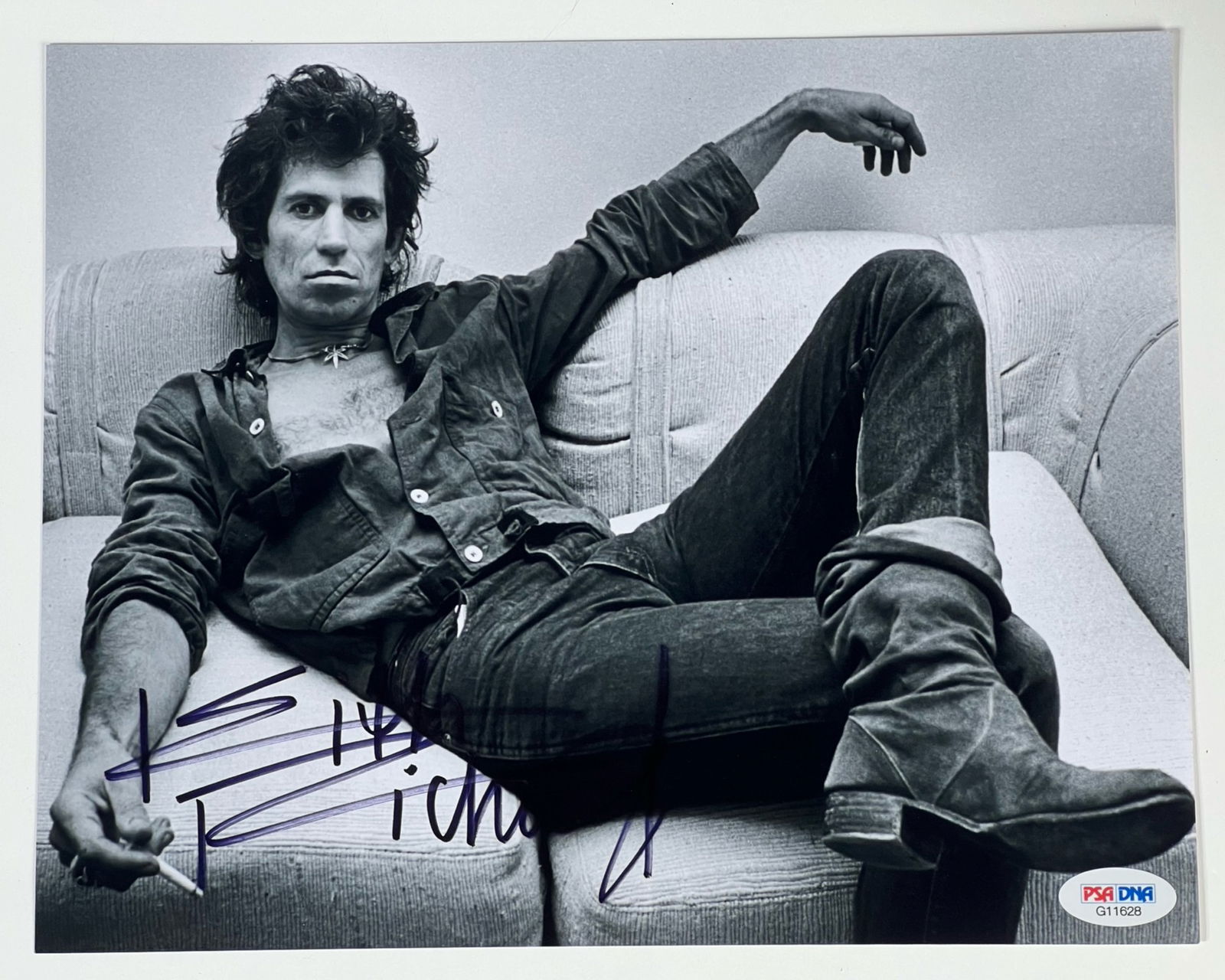 Keith Richards- Rolling Stones Signed Photograph (1 of 3)