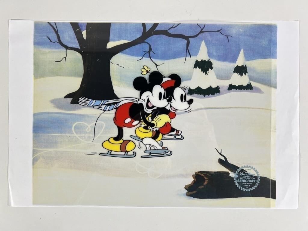 Disney's "Mickey and Minnie Mouse LE Serigraph Cel (1 of 3)
