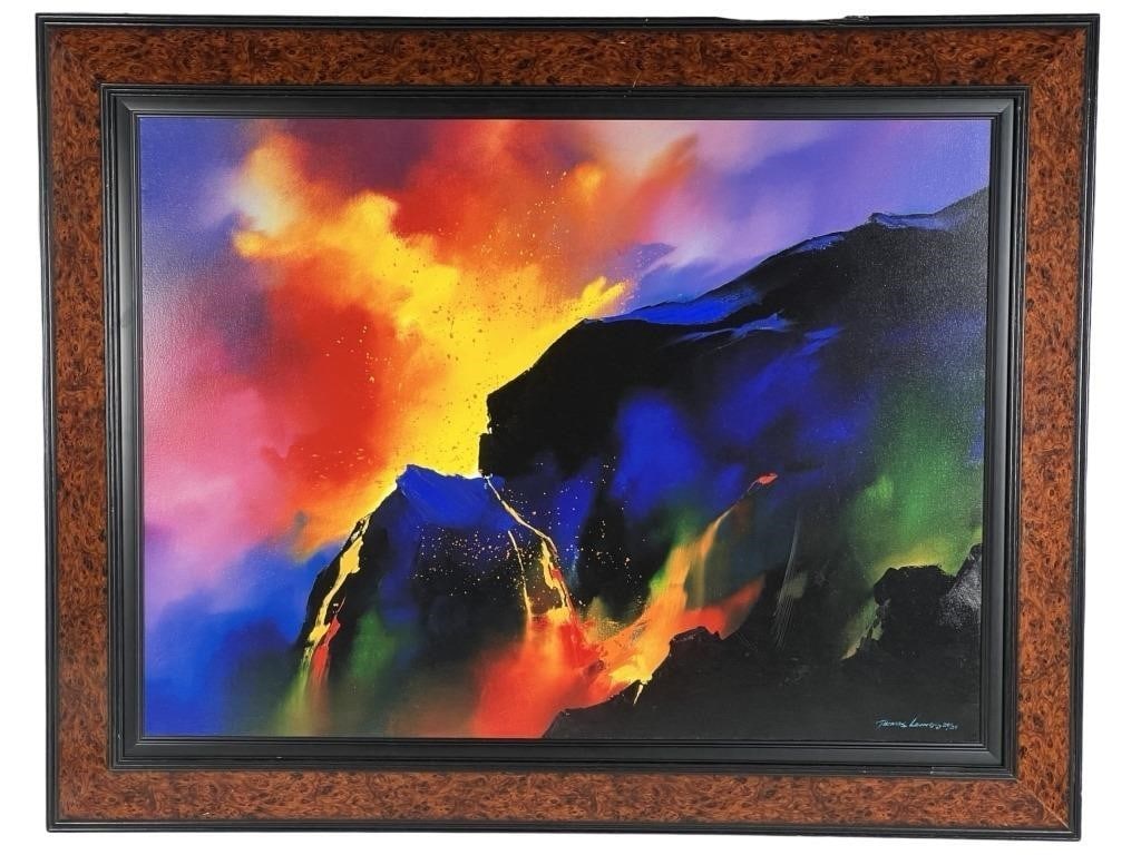 Thomas Leung- "Curtain of Fire" LE Signed Giclee (1 of 3)