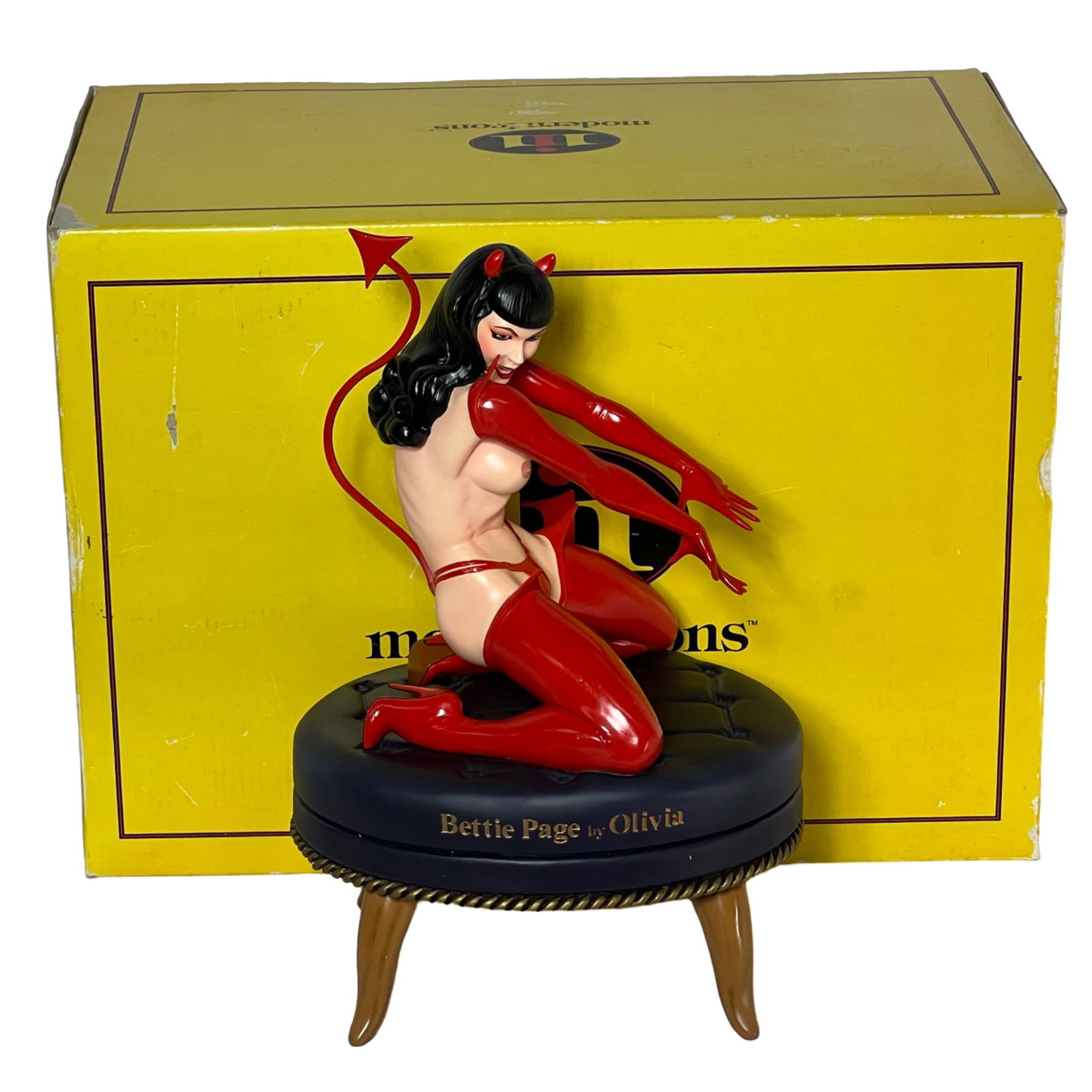 Bettie Page "Hot Sauce" by Olivia LE Sculpture (1 of 7)