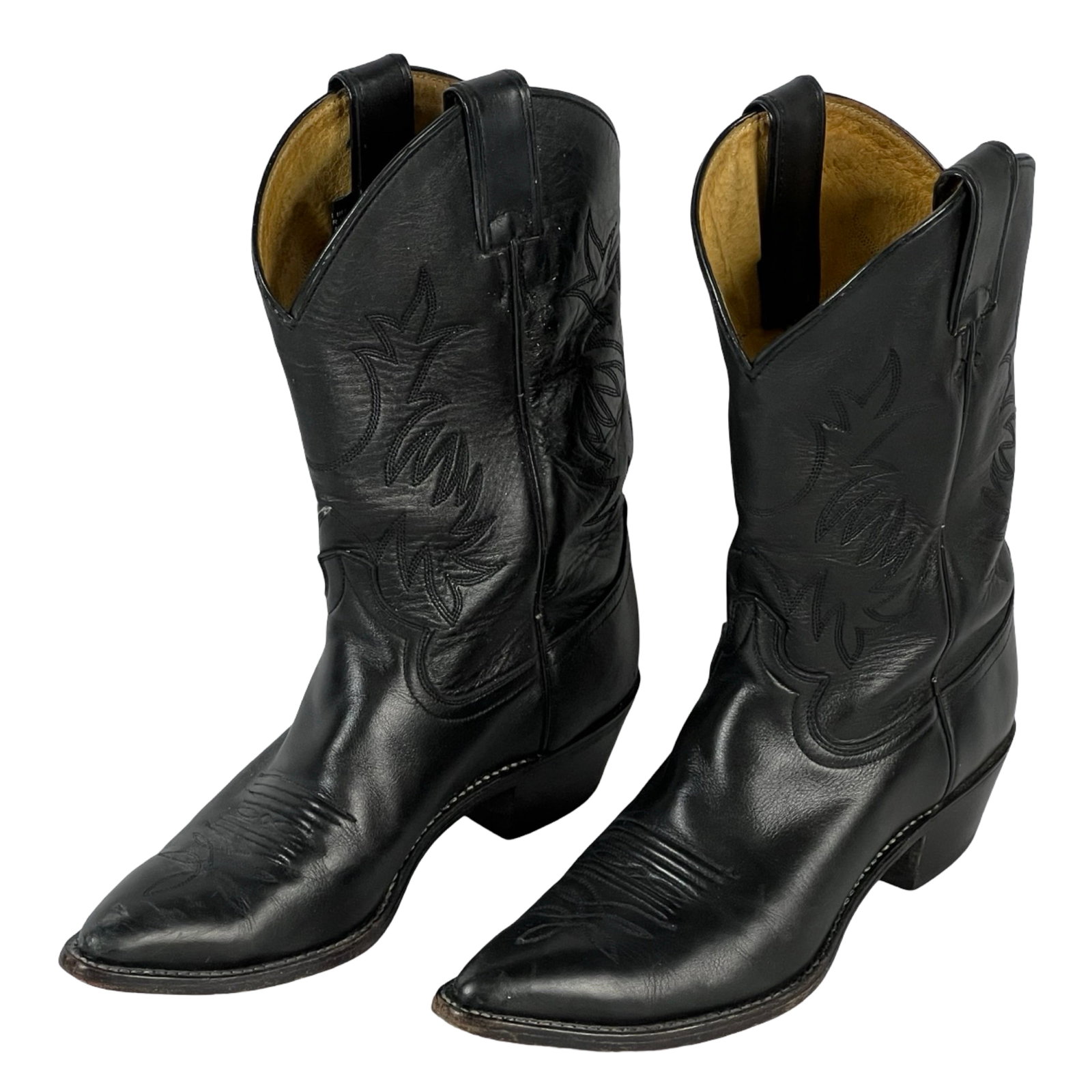 Justin's Men's Western Style Cowboy Leather Boots: Justin's Men's Western Style Cowboy Leather Boots. Size-8. Good pre-loved condition.