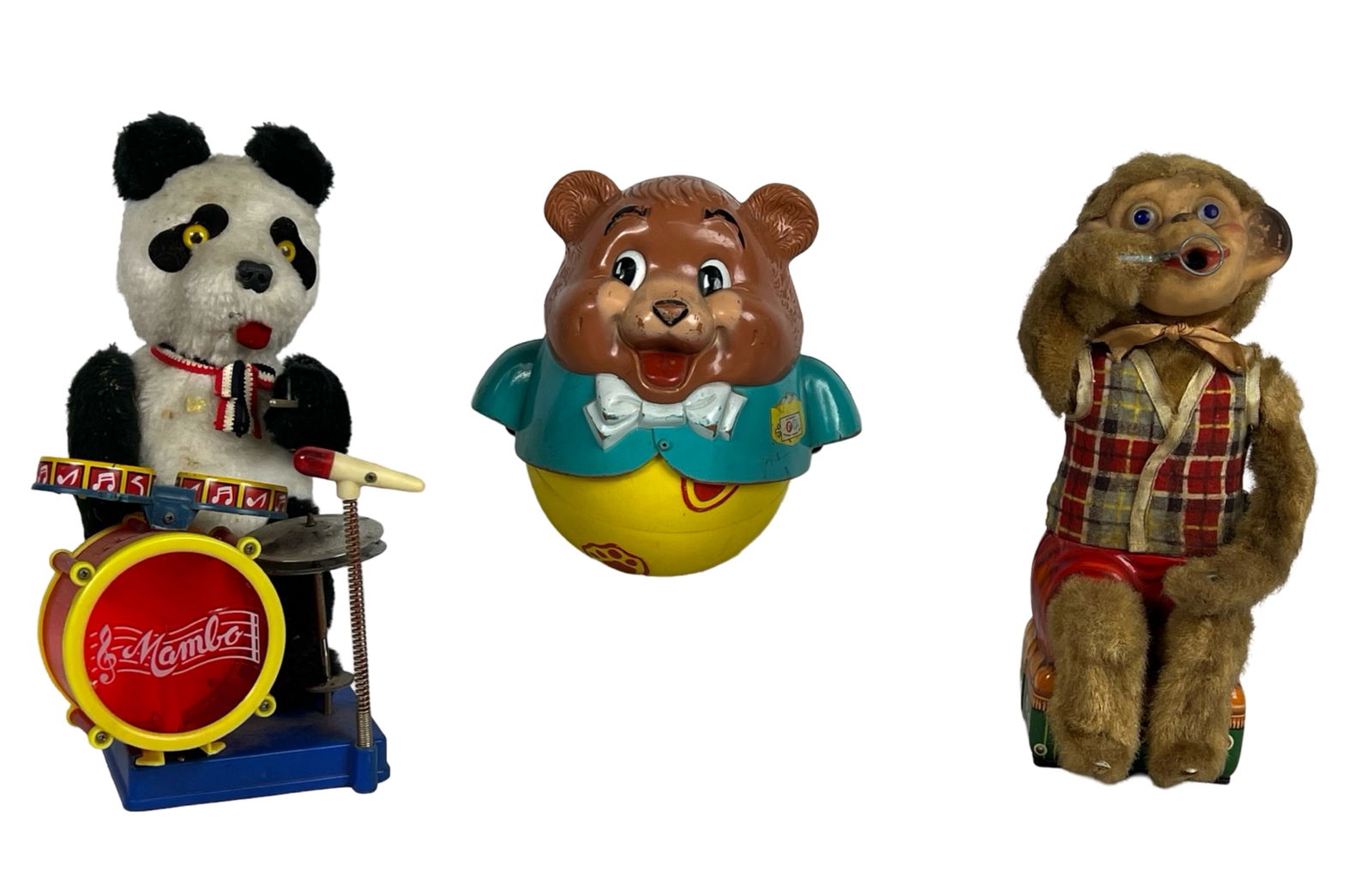 Vintage Battery Operated Toys & Bear Roly Poly Toy (1 of 4)