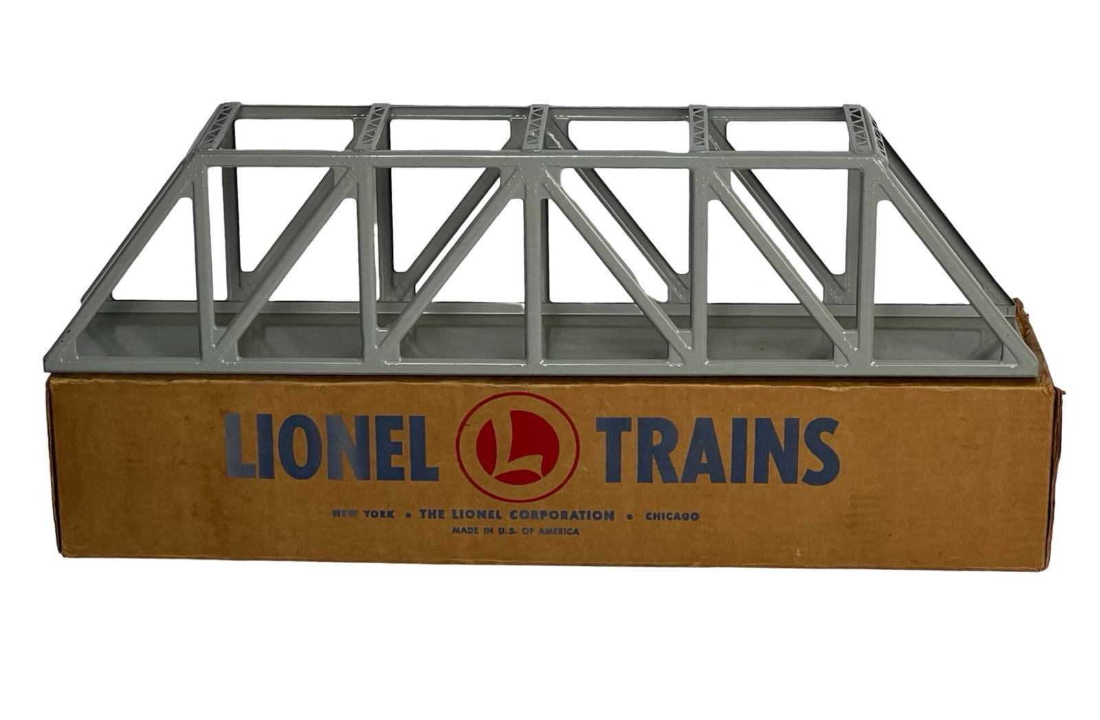 Vintage Lionel "0" Gauge Metal Bridge Trestle w/ B: Vintage Lionel "0" Gauge Metal Bridge Trestle with original box. #317.
