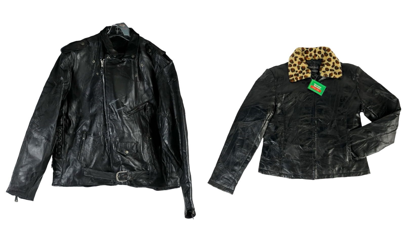 His & Hers Leather Motorcycle/ Biker Jackets (1 of 7)