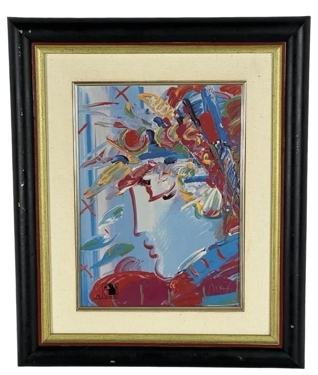 Blushing Beauty by Peter Max Franklin Mint Porcel (1 of 2)