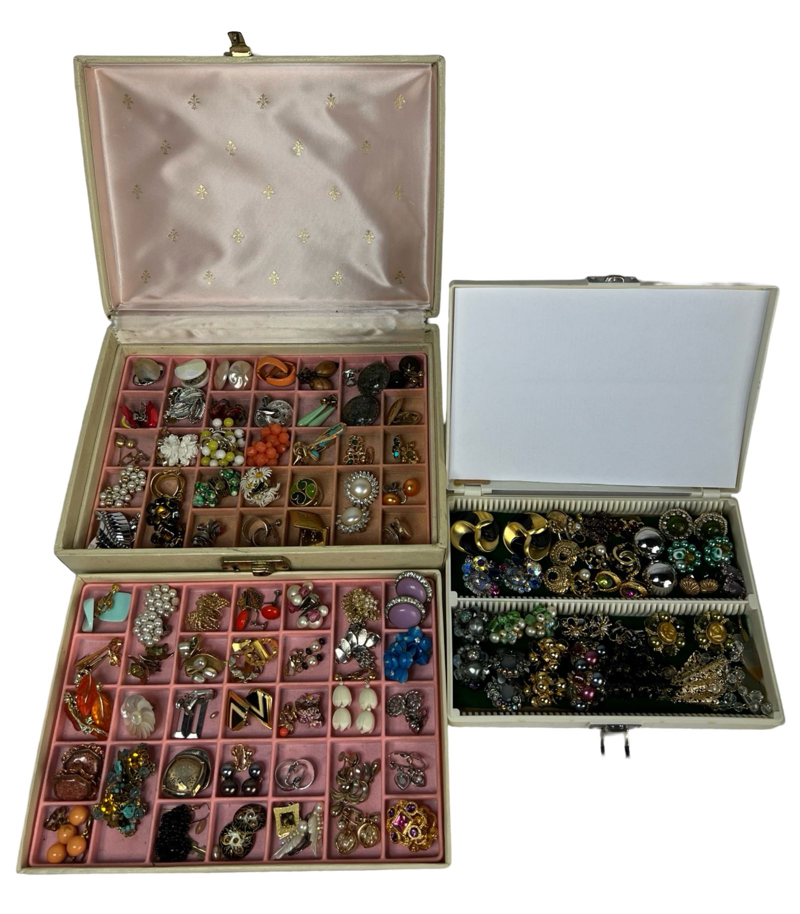 Two Boxes of Vintage Earrings (1 of 5)