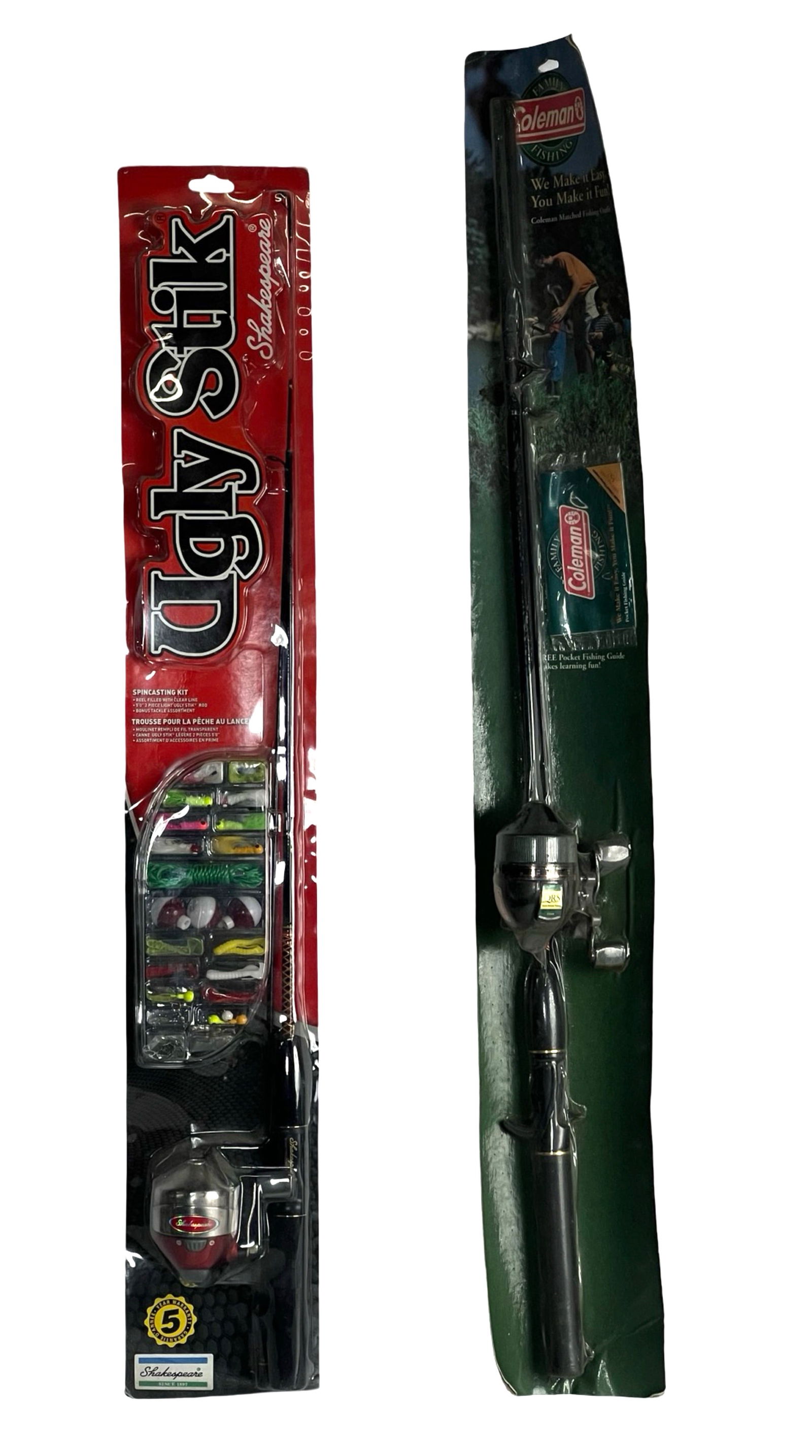 Shakespeare Ugly Stick & Coleman Fishing Rods New Auction