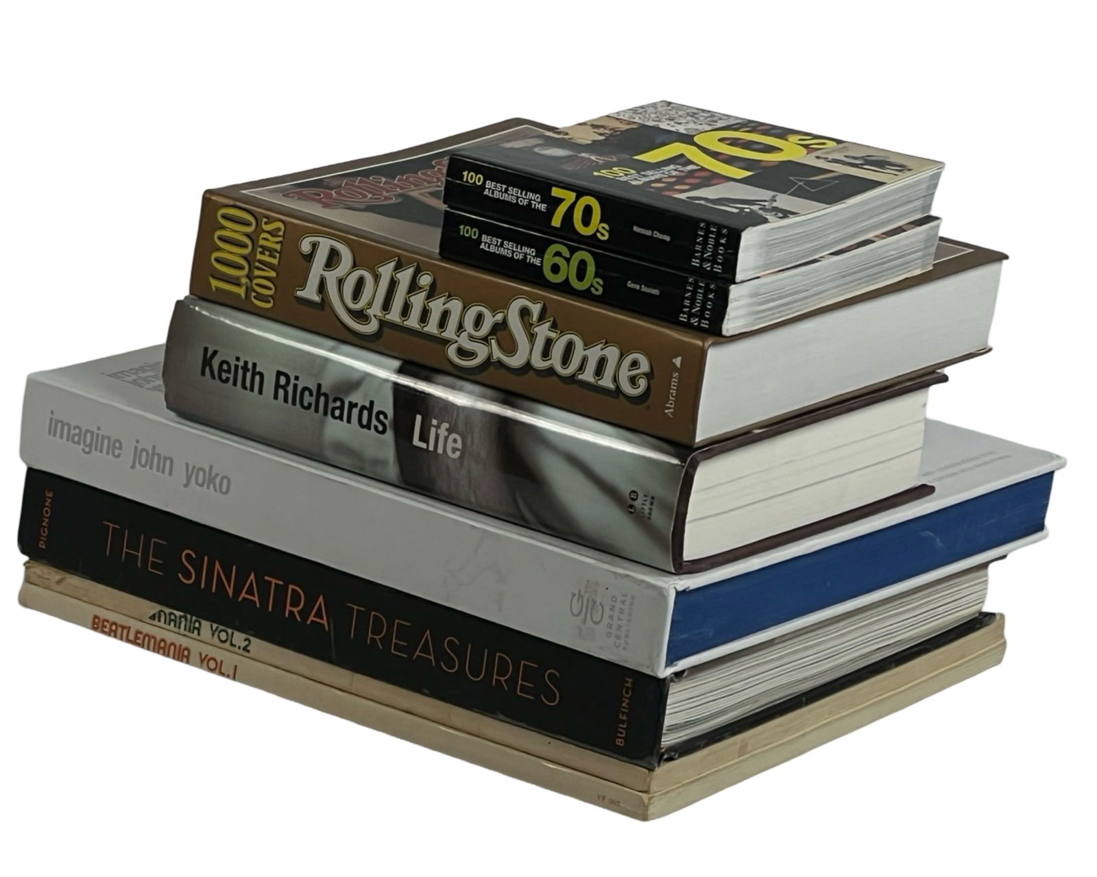 Beatles, Sinatra, Rolling Stone, Yoko Books (1 of 2)