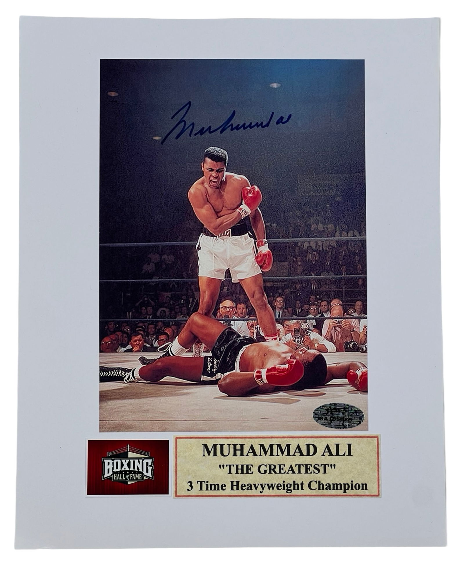 Muhammad Ali Autographed Boxing Photograph (1 of 3)