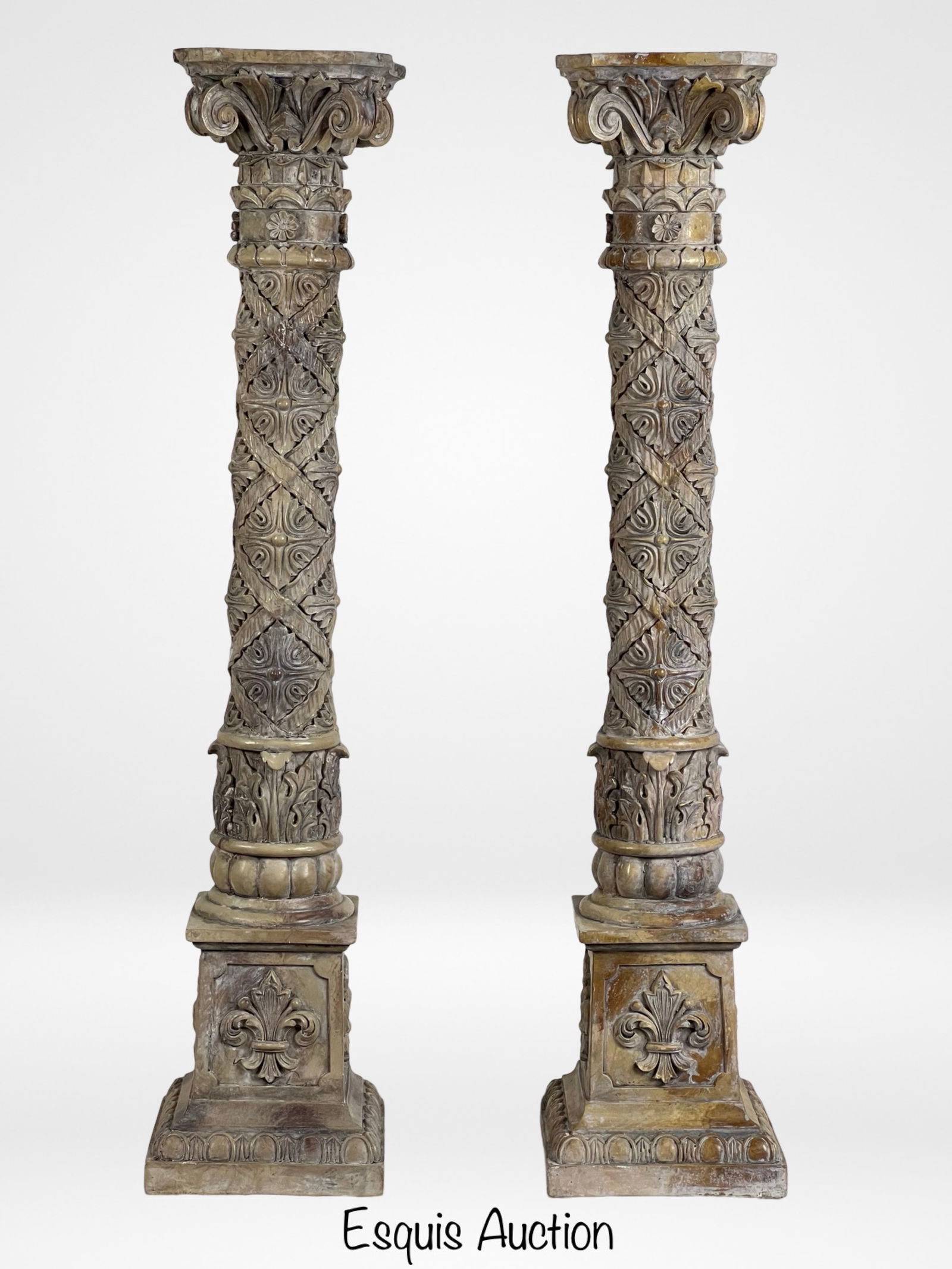 Mark Roberts Pedestal Pillars Candle Holders (1 of 8)