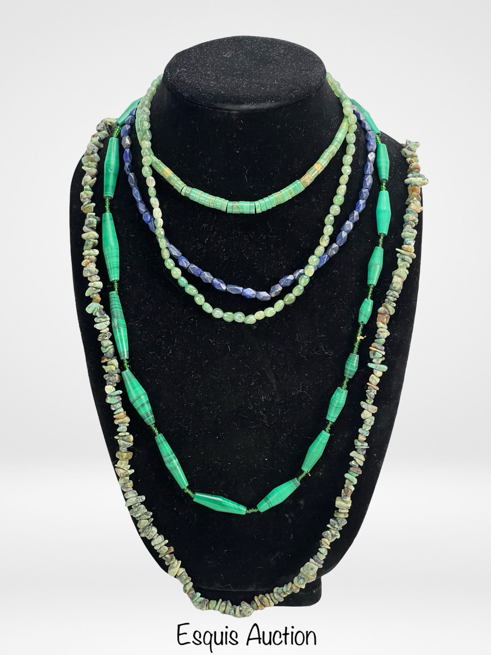 Group of Natural Stone Beaded Necklaces (1 of 2)